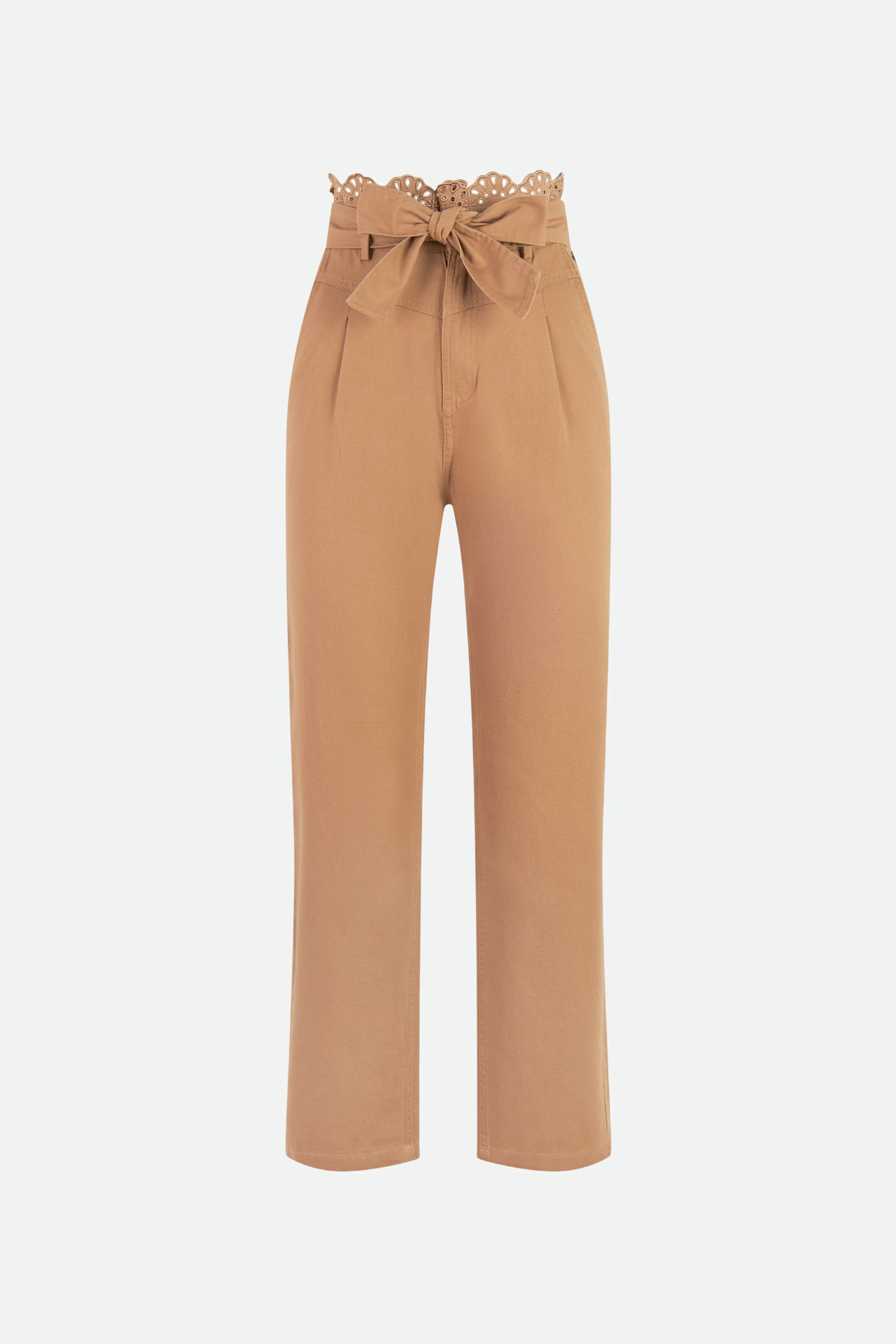 Twinset Hose aus Canvas Beige