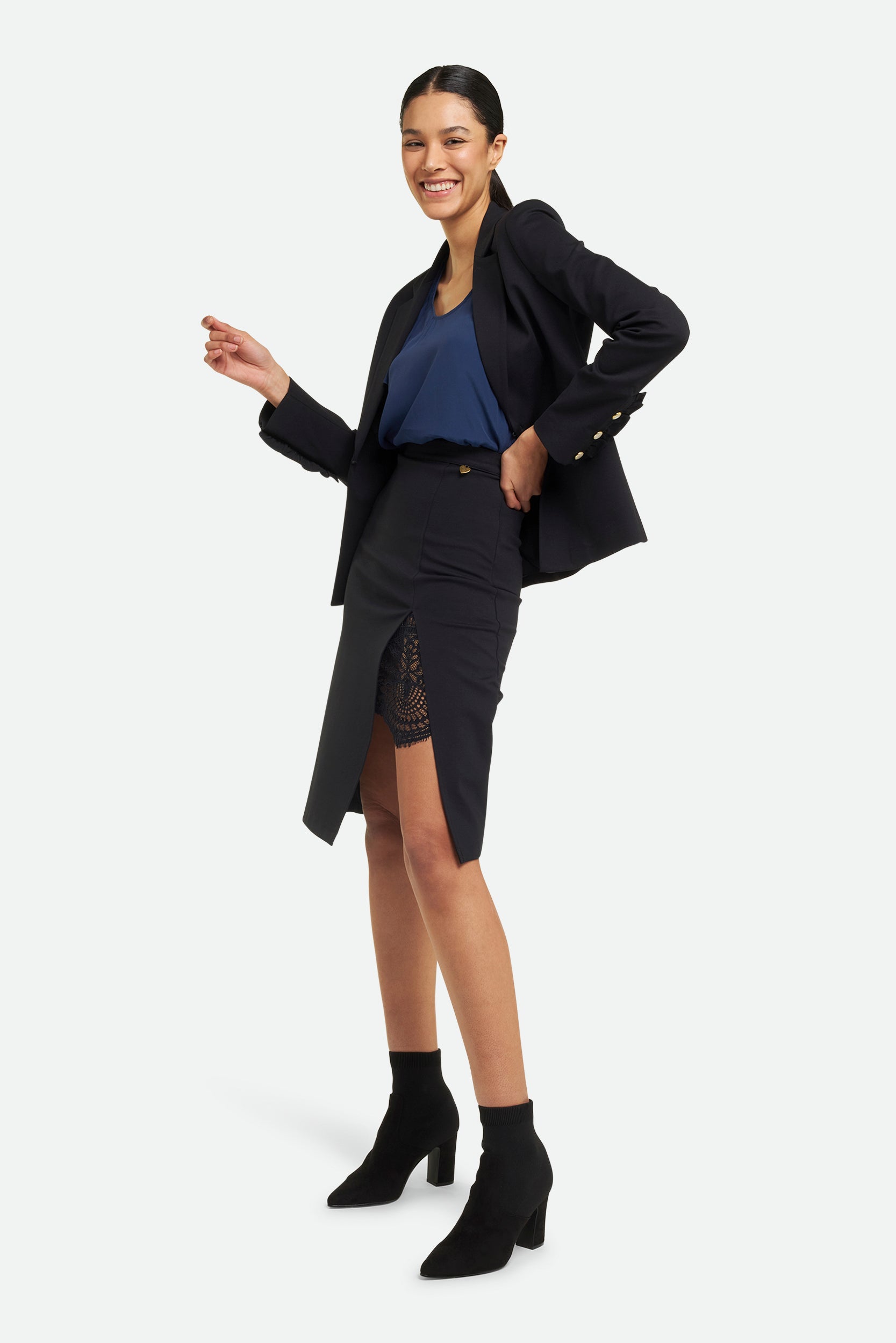Twinset Blazer Schwarz
