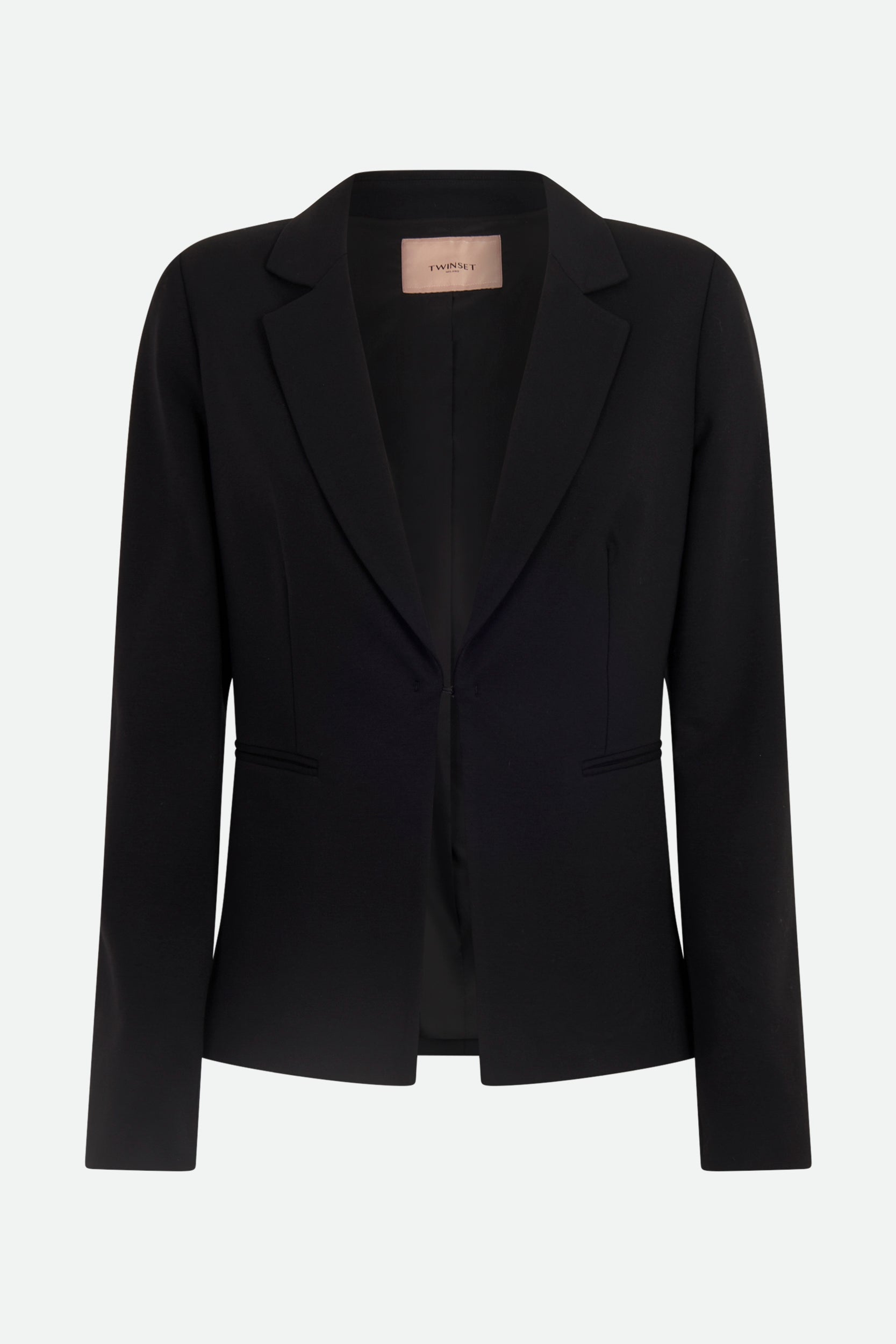 Schwarzer Twinset-Blazer