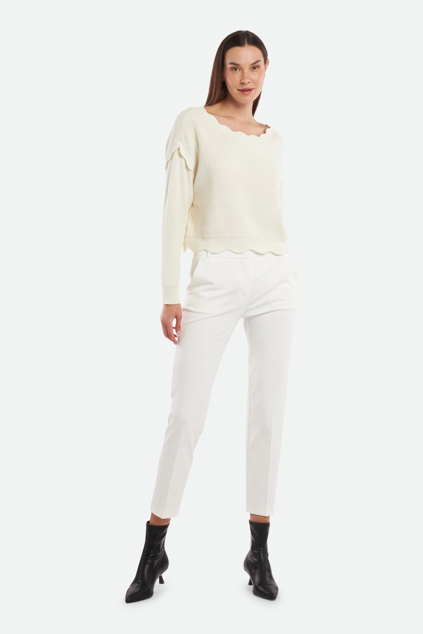 Twinset Boxy Schneetrikot