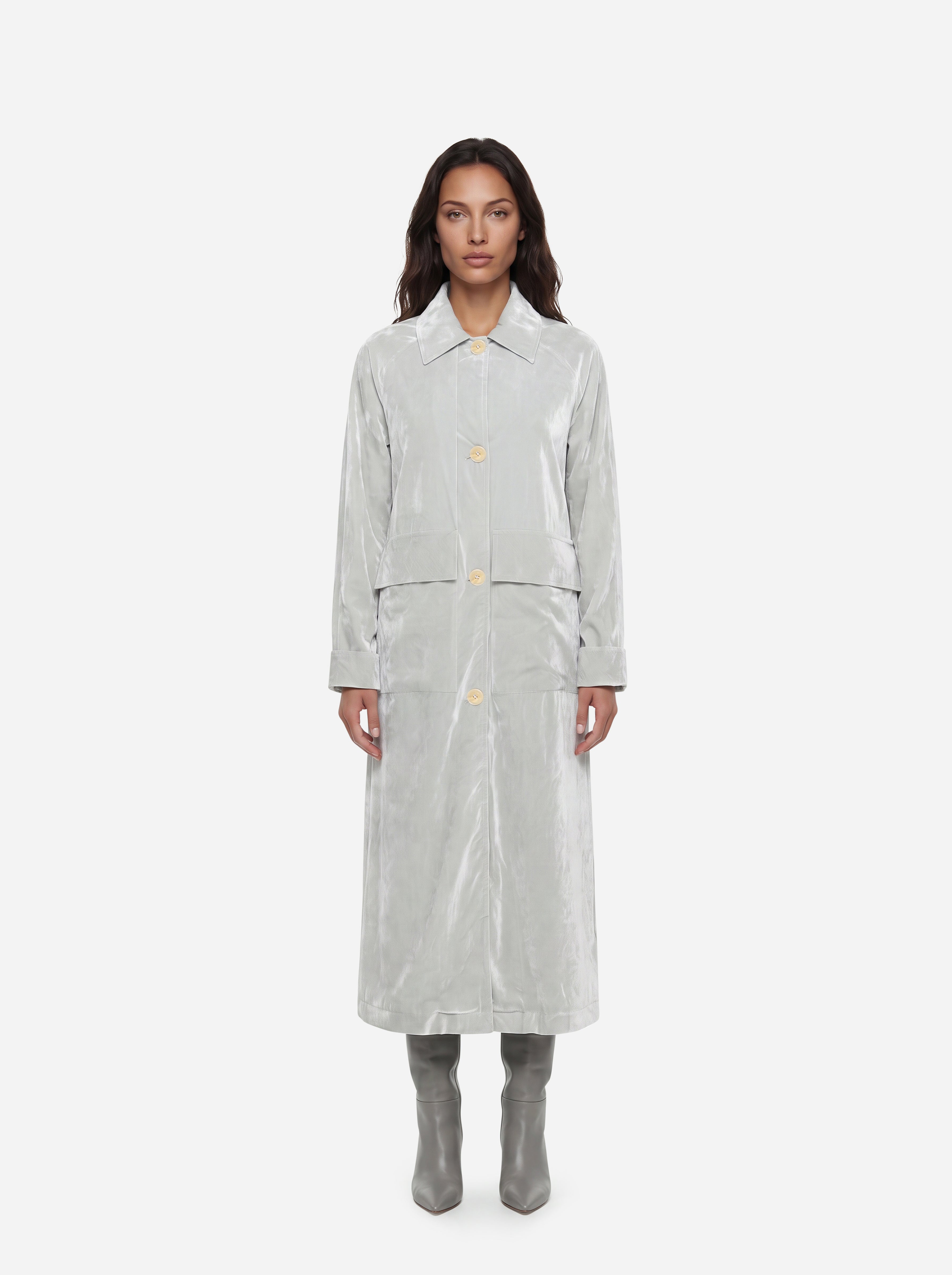 Alysi Grey Duster