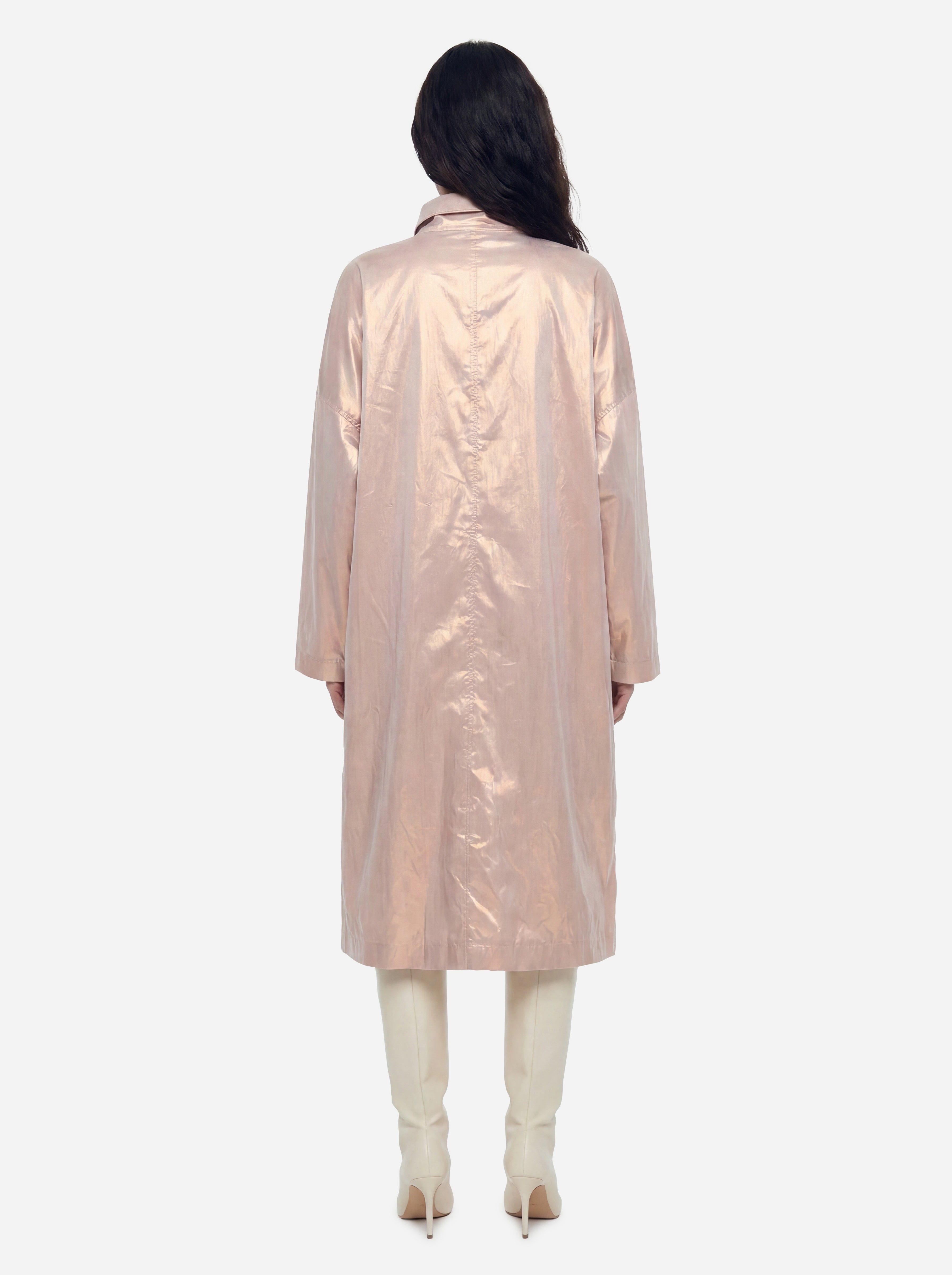 Alysi Parka Metallic Pink