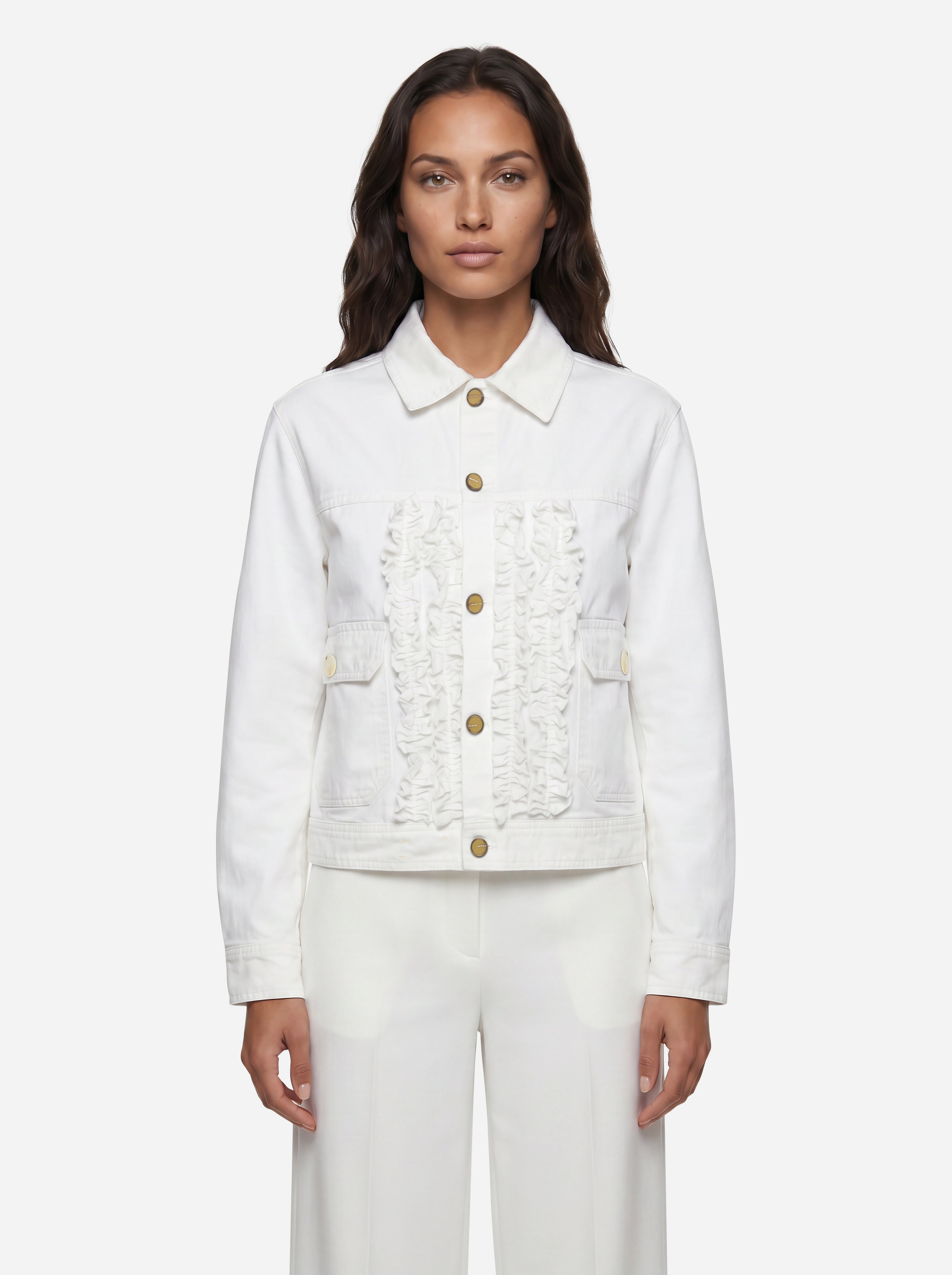 Alysi weiße Jacke