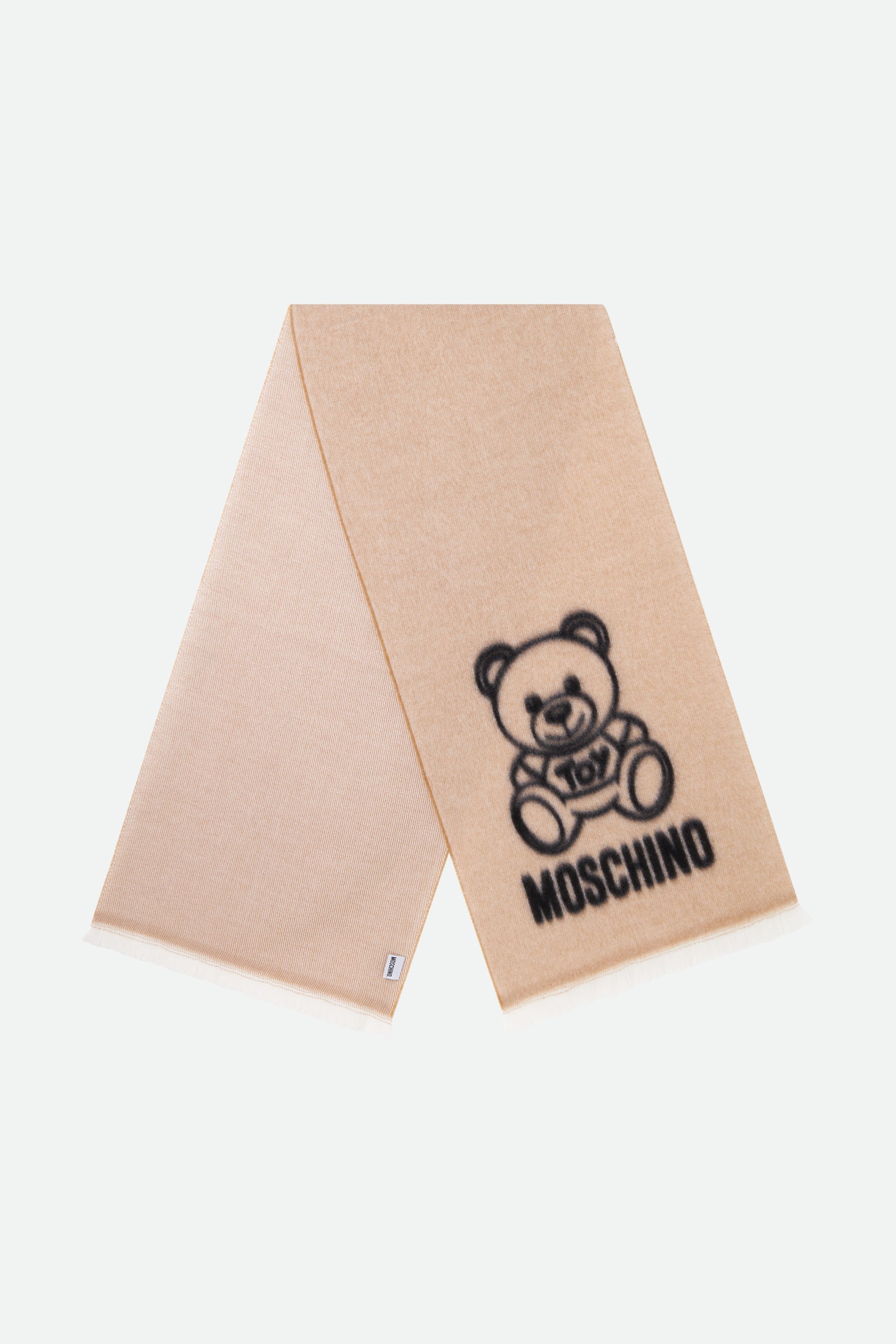 Moschino Brauner Wollschal