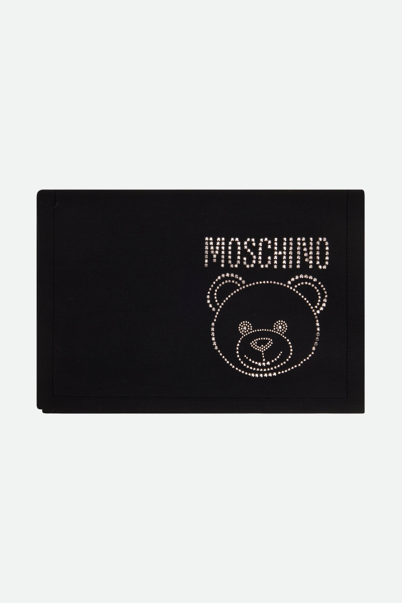 Moschino schwarzer Wollschal