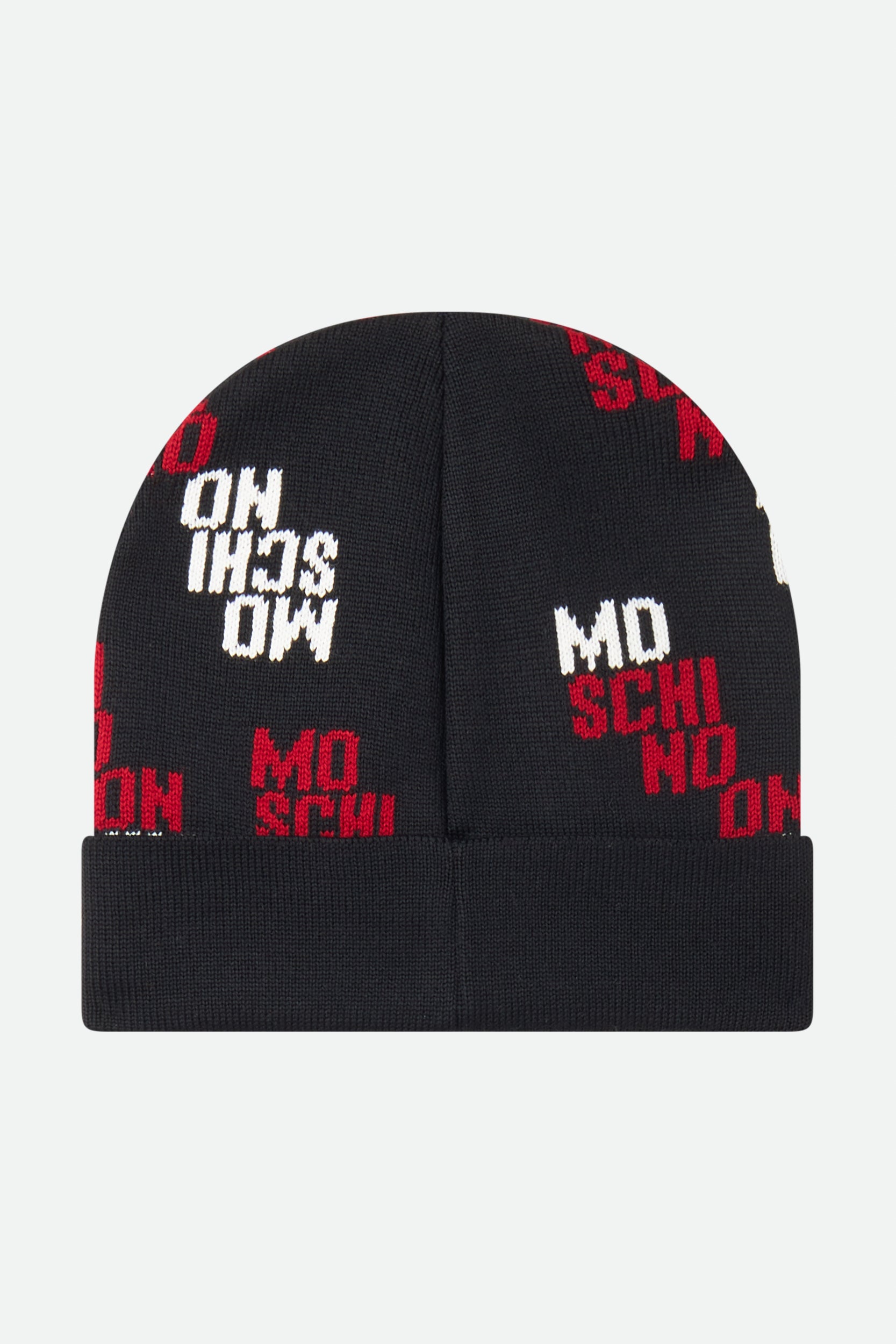 Schwarzer Hut mit Moschino-Logo