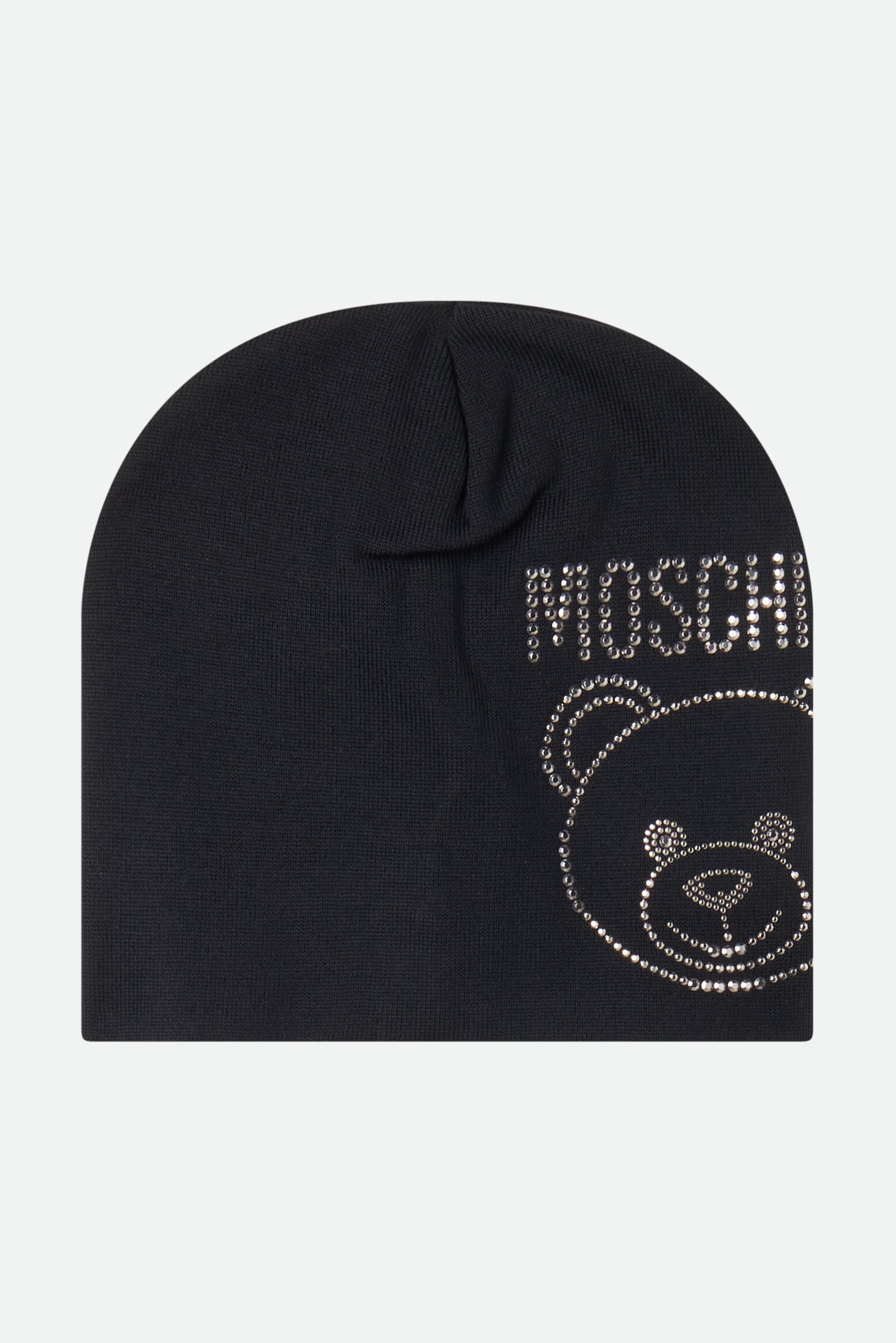 Schwarze Wollmütze von Moschino