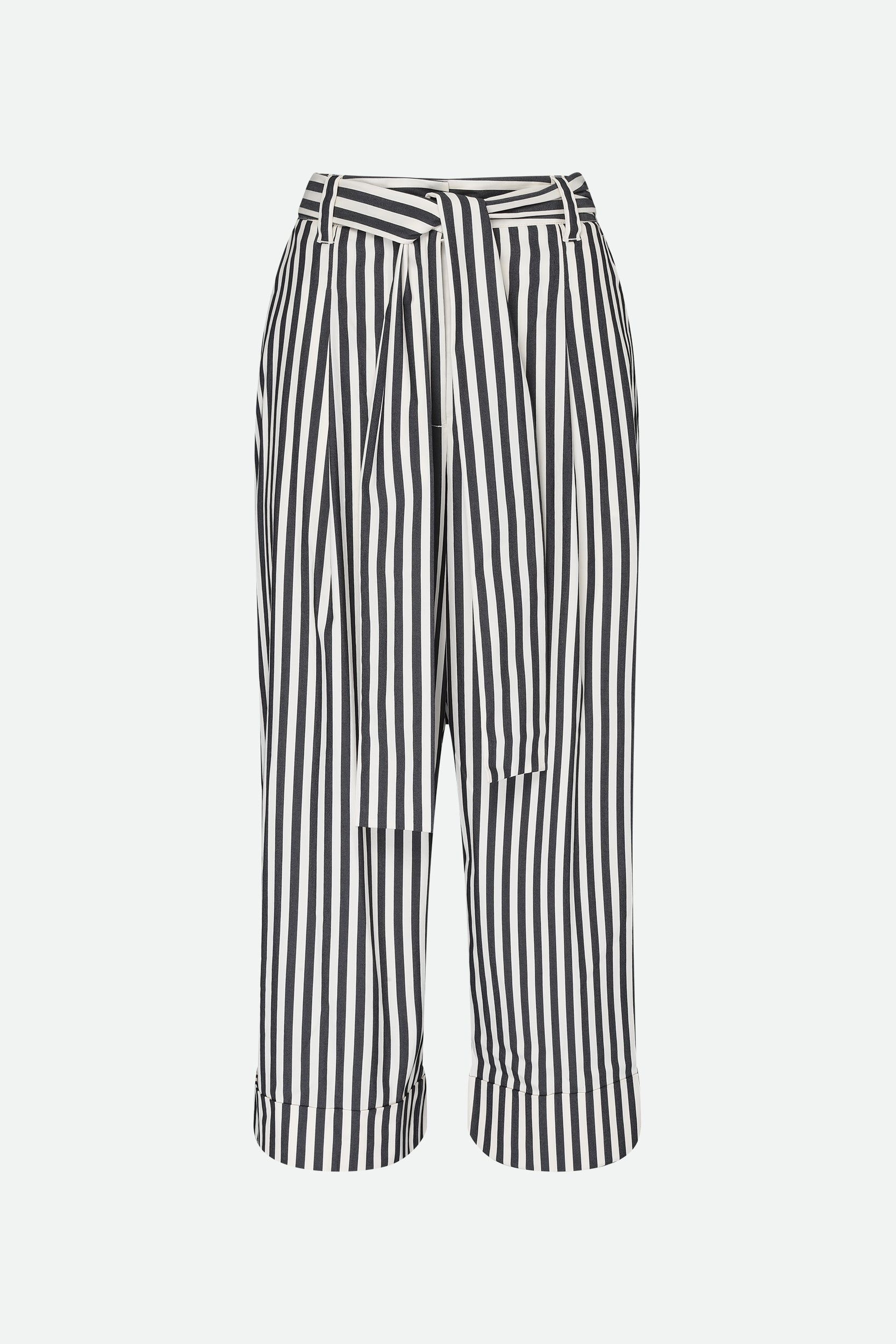Twinset Gestreifte Cropped-Hosen
