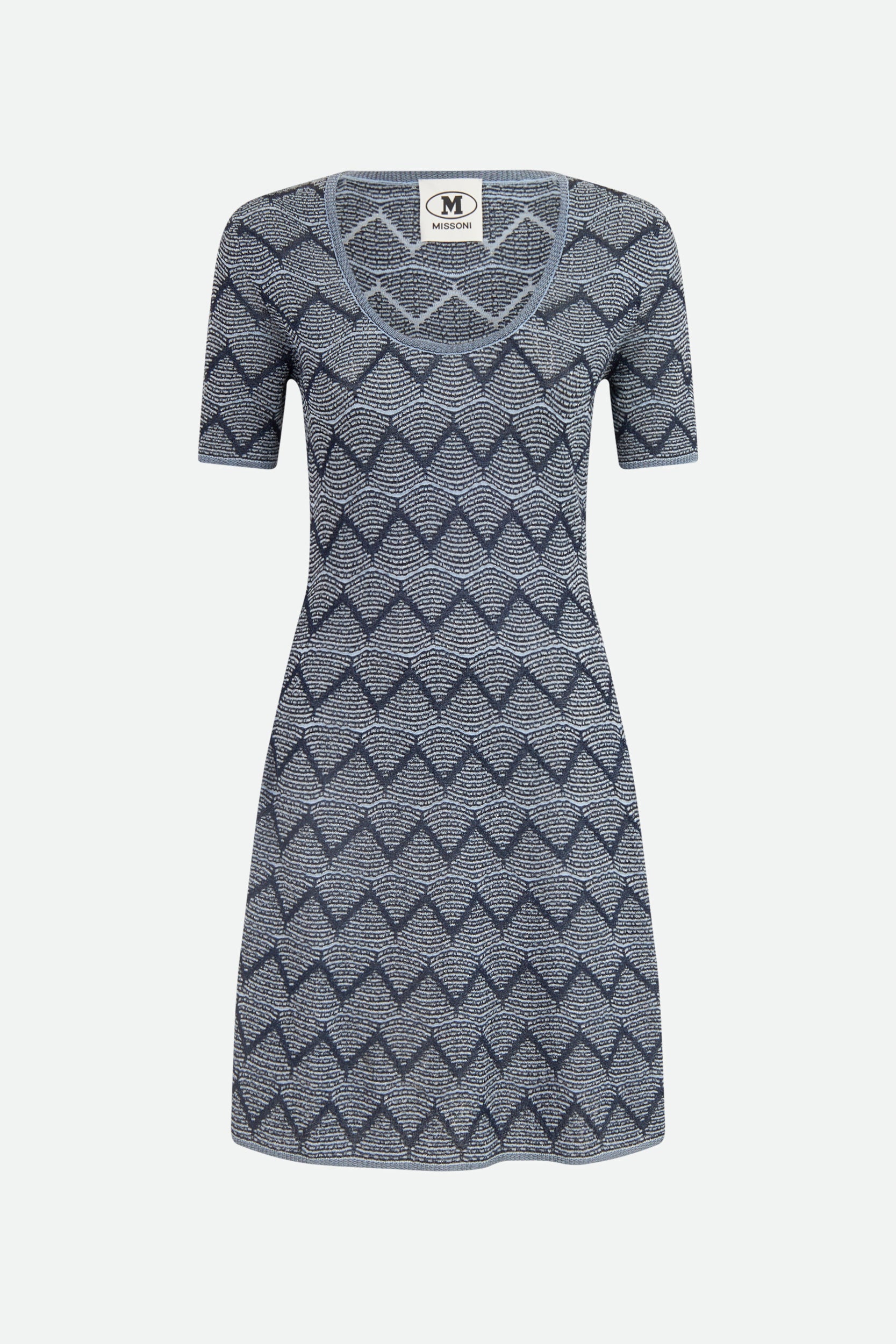 M Missoni Blaues Kleid