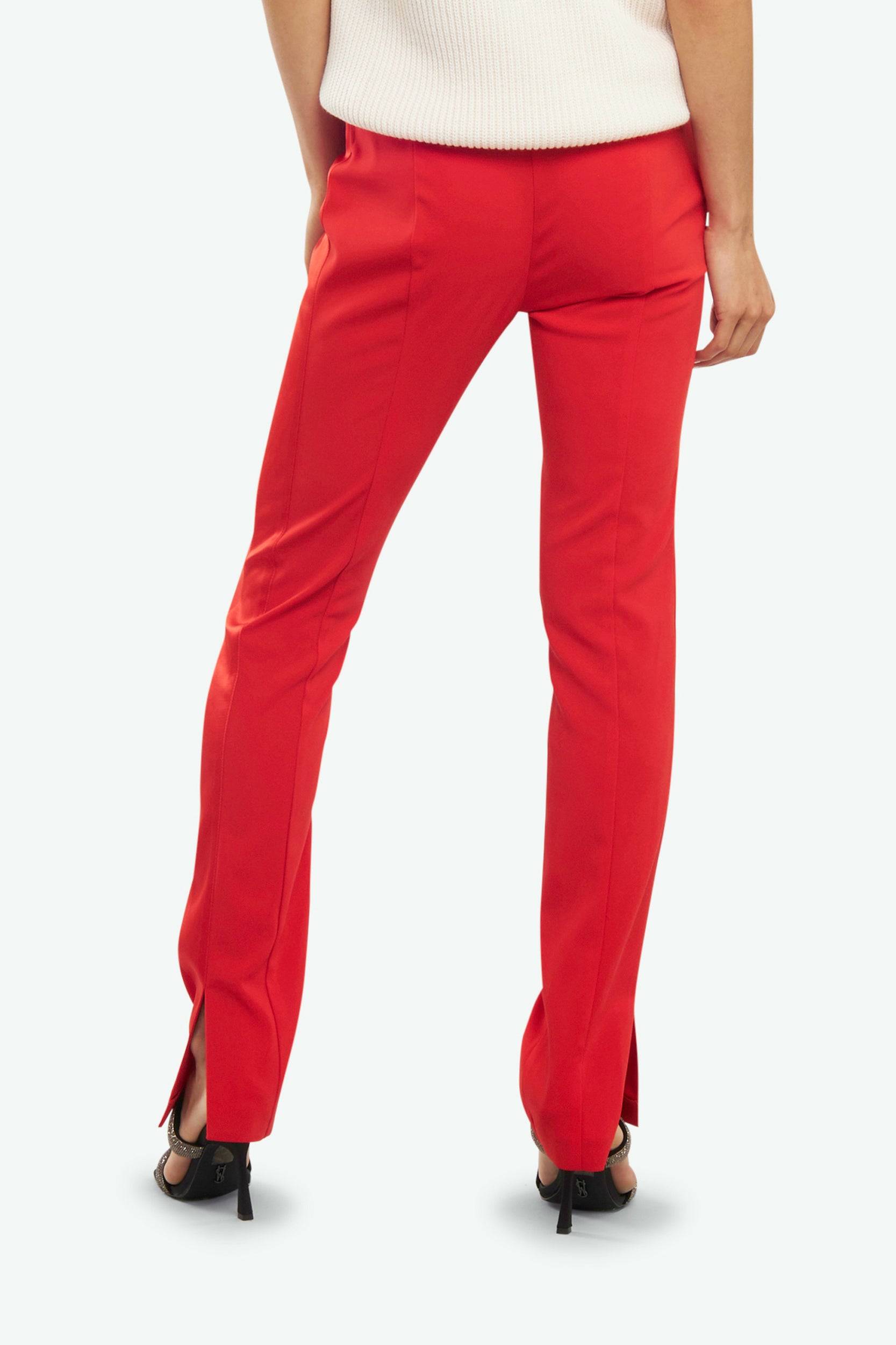 Patrizia Pepe Slim Fit Hose Rot