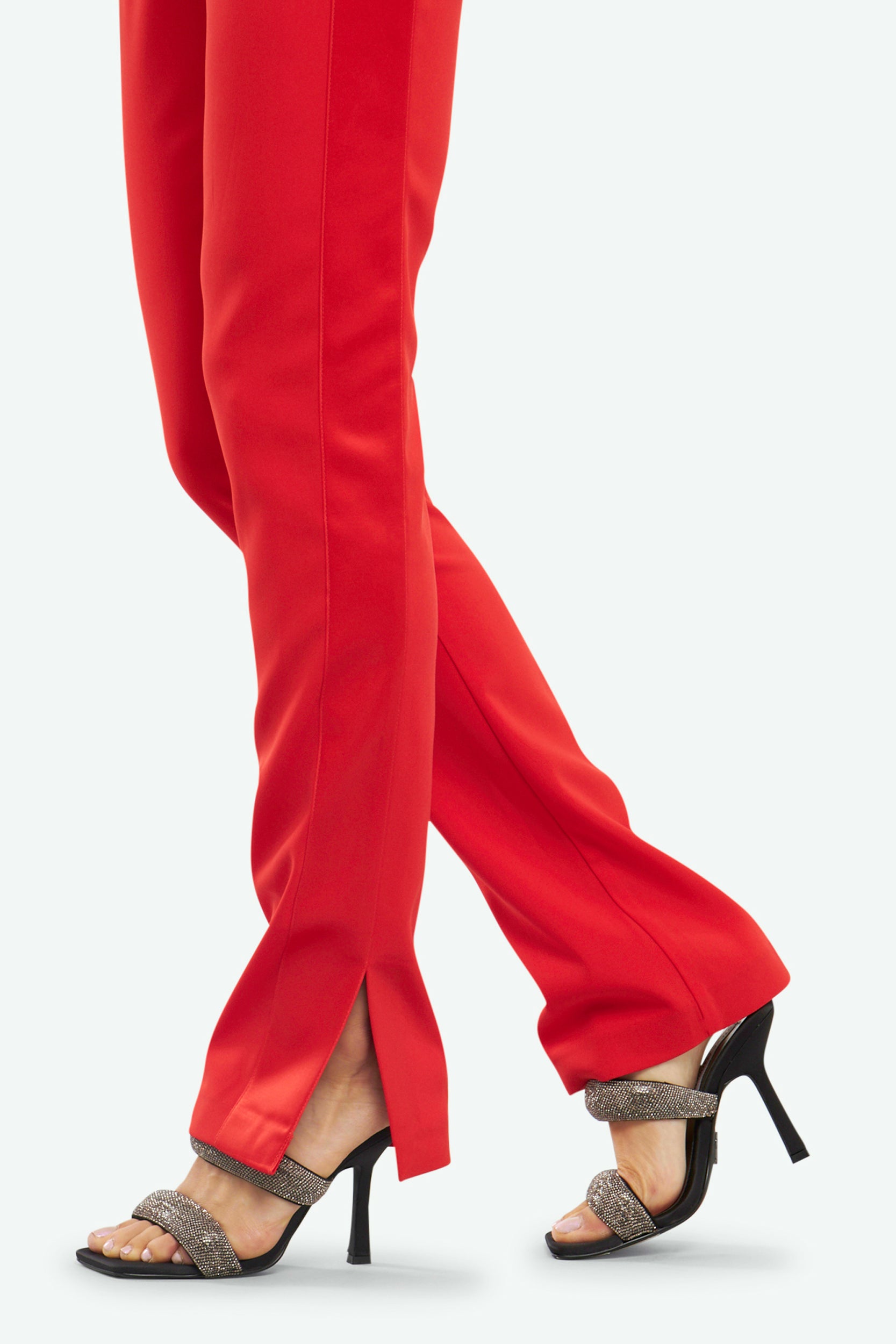 Patrizia Pepe Slim Fit Hose Rot