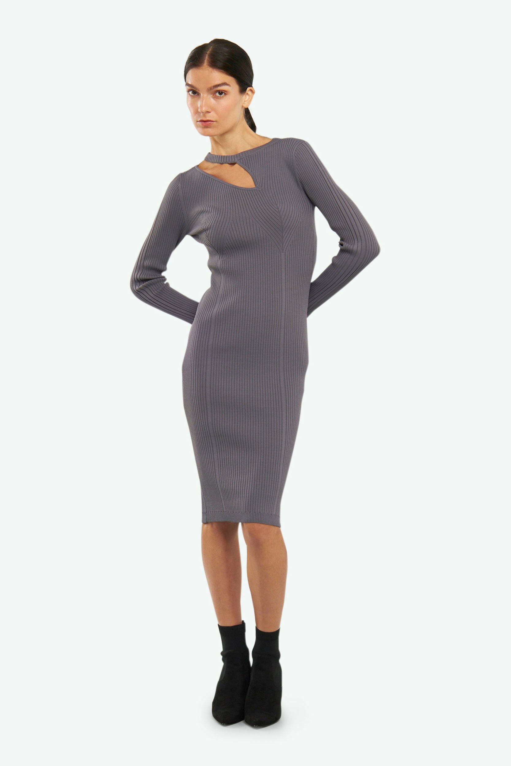 Patrizia Pepe Kleid Road Gray