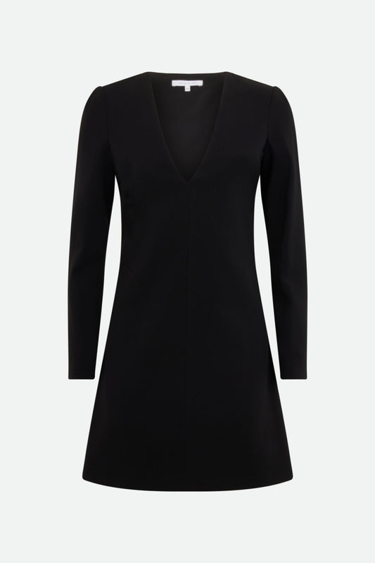 Patrizia Pepe Schwarzes Midikleid