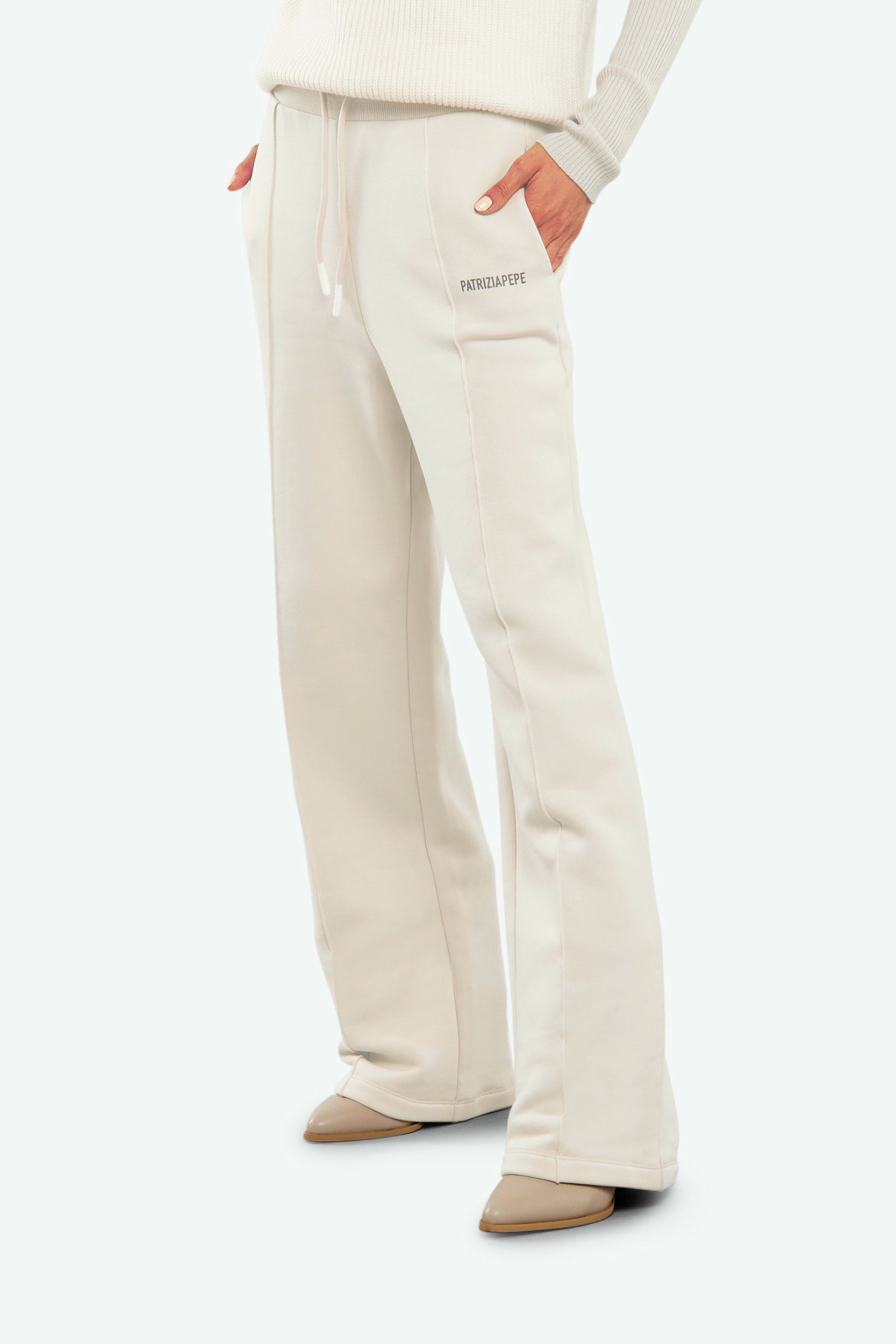 Patrizia Pepe Beige Jogginghose