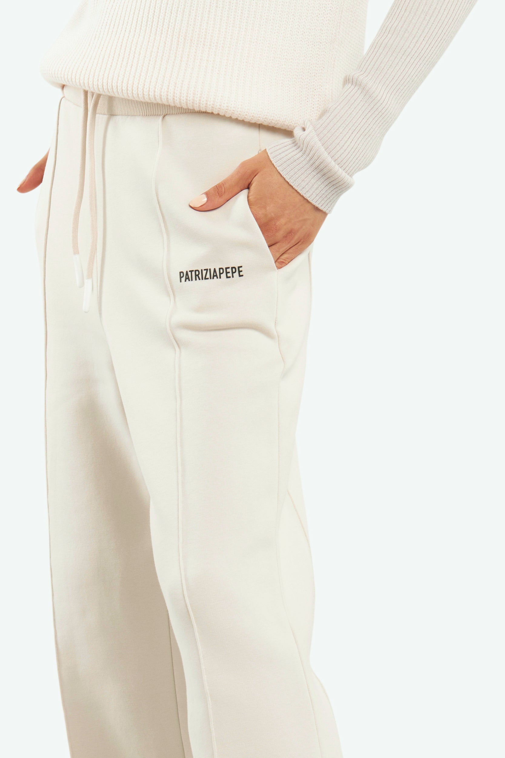 Patrizia Pepe Beige Jogginghose
