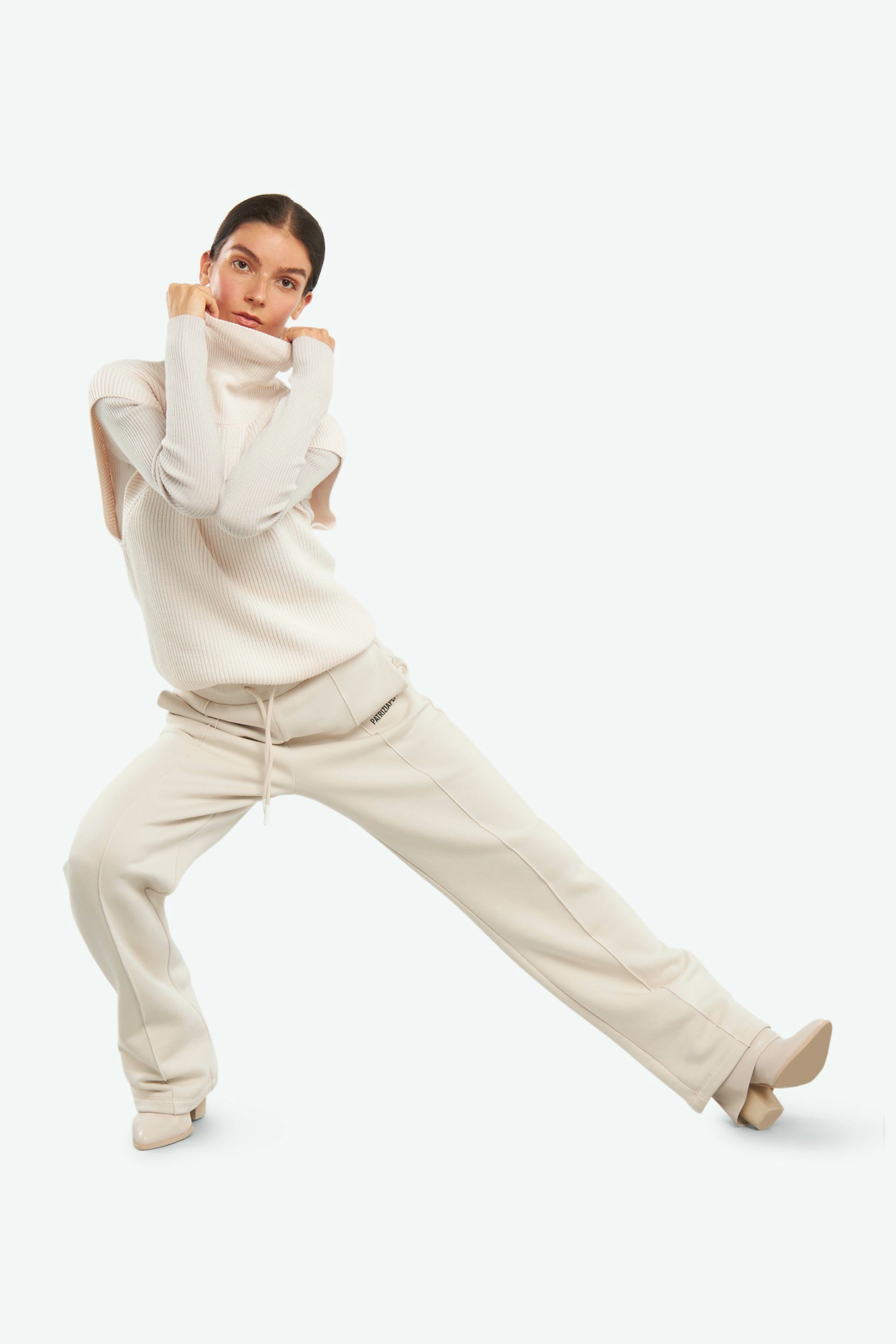 Patrizia Pepe Beige Jogginghose