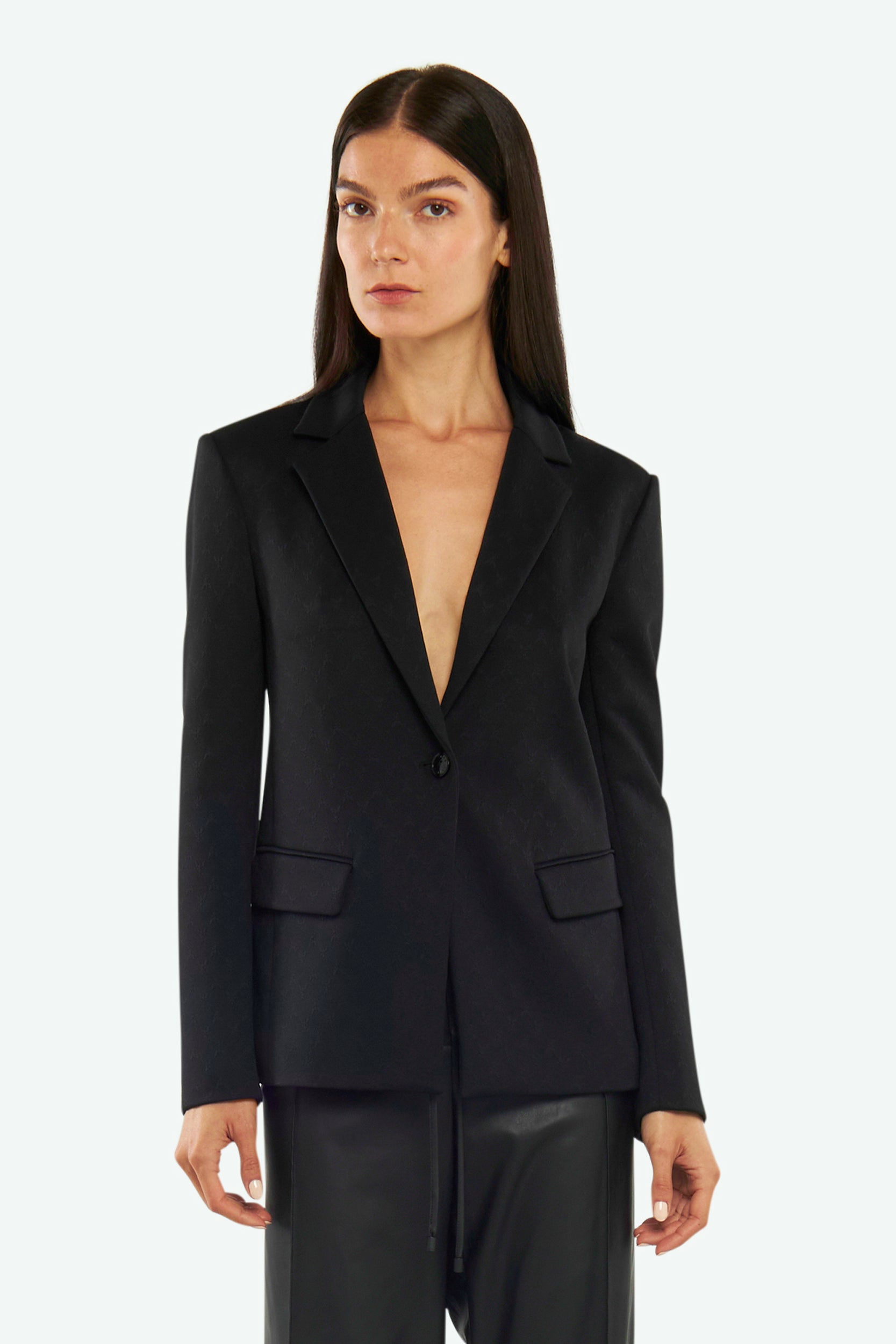 Patrizia Pepe Basic Schwarzer Blazer