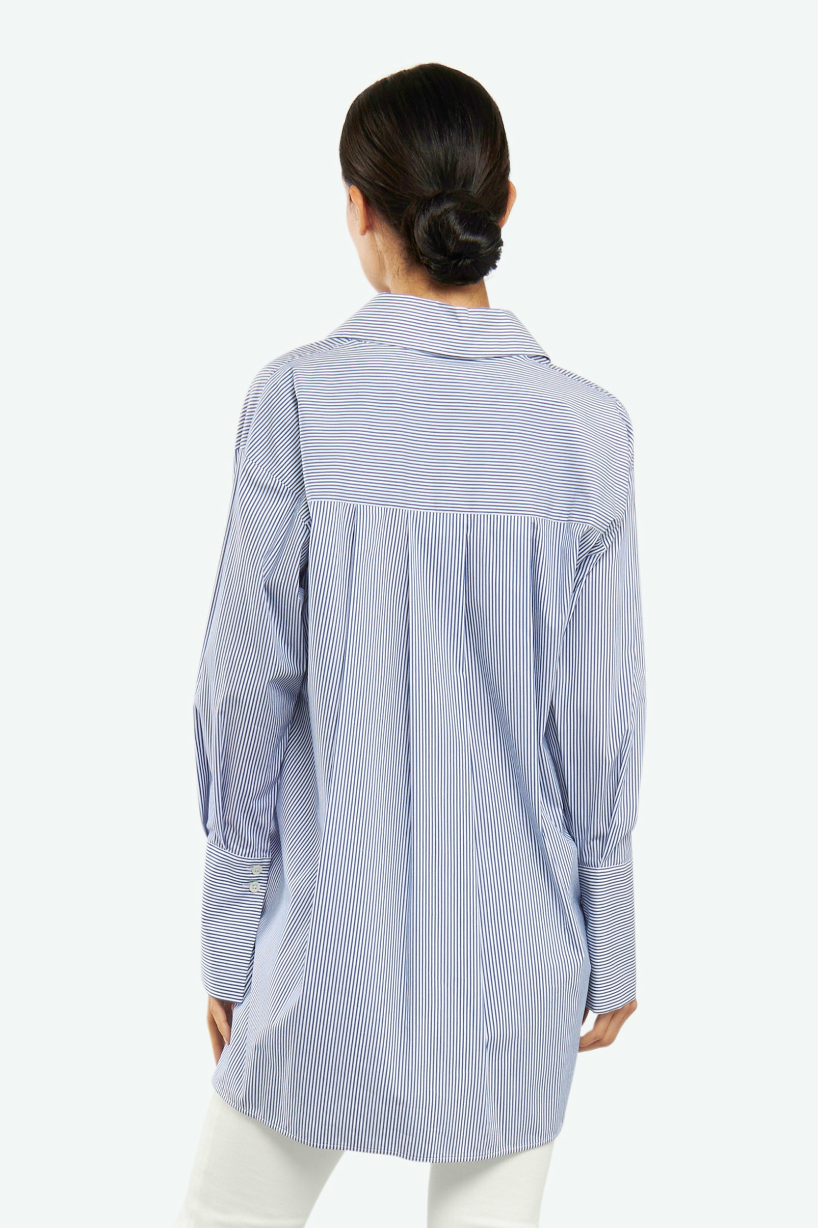 Patrizia Pepe Basic Hellblaues Hemd