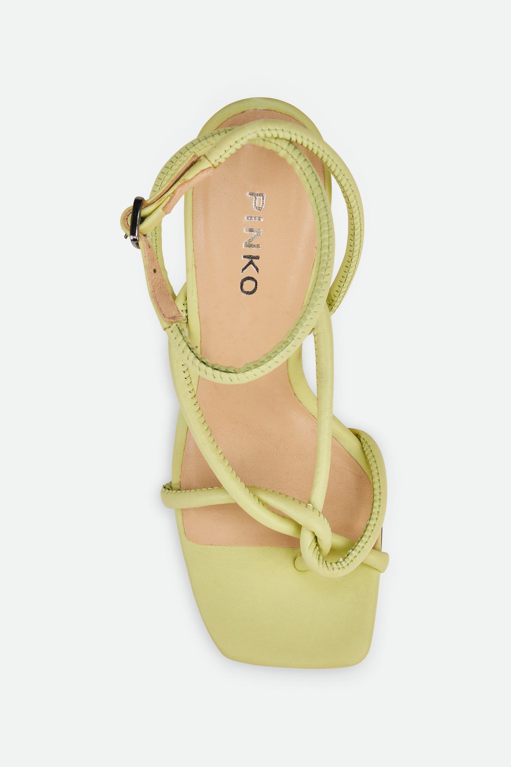 Pinko Sandale aus Limettenleder