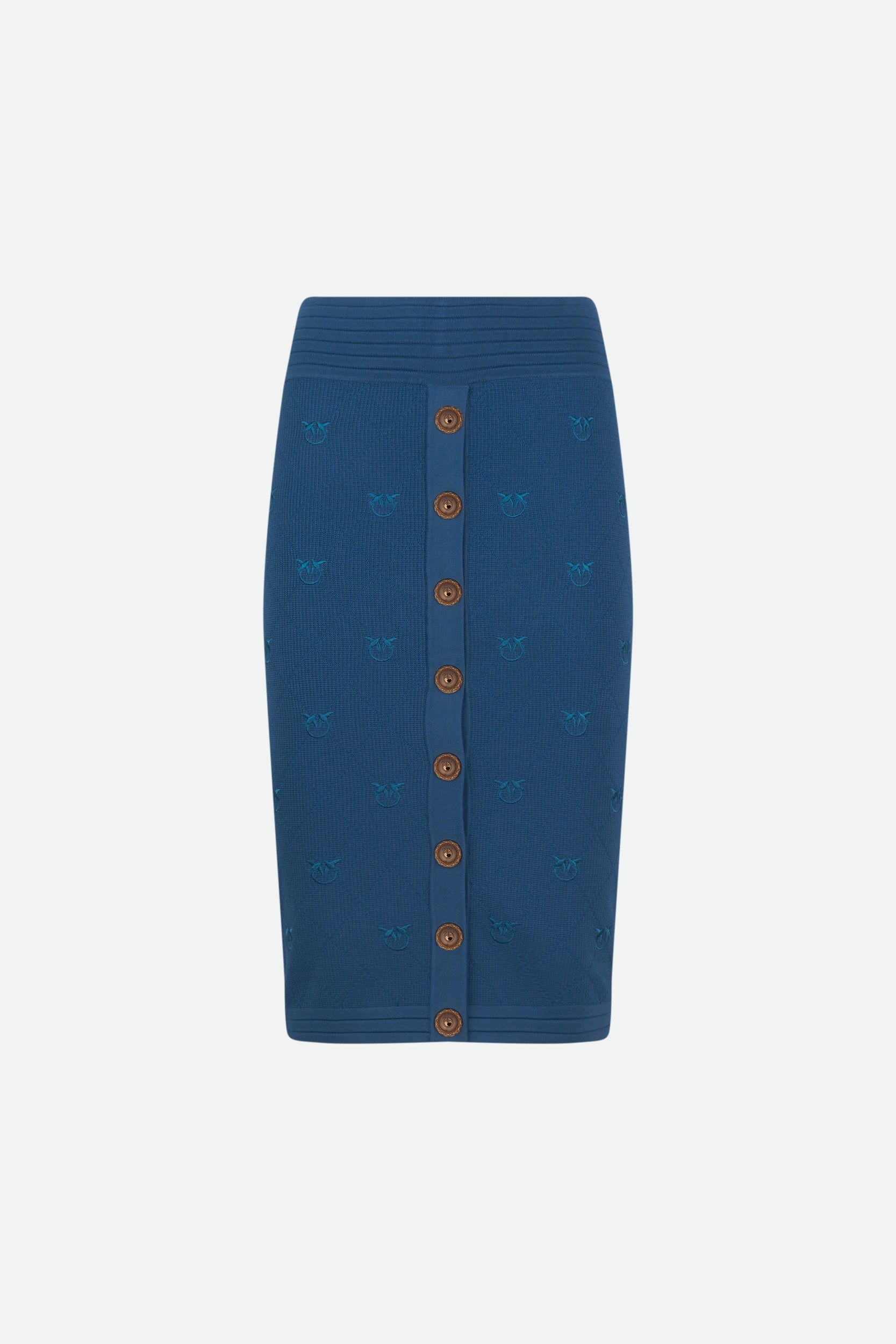 Pinko Longuette Jacquard Blau