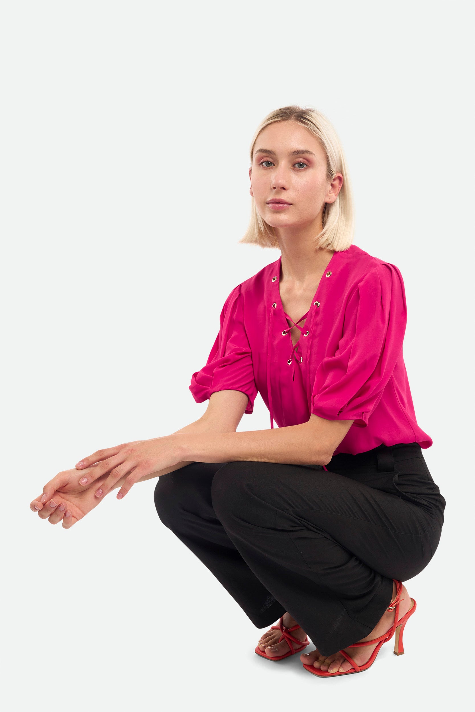 Pinko Fuchsia Bluse