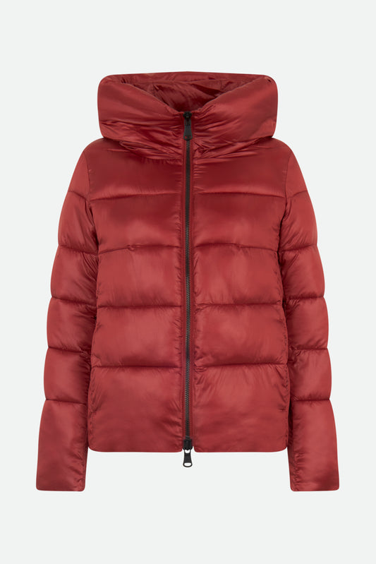 Kanadische bretonische rote Daunenjacke
