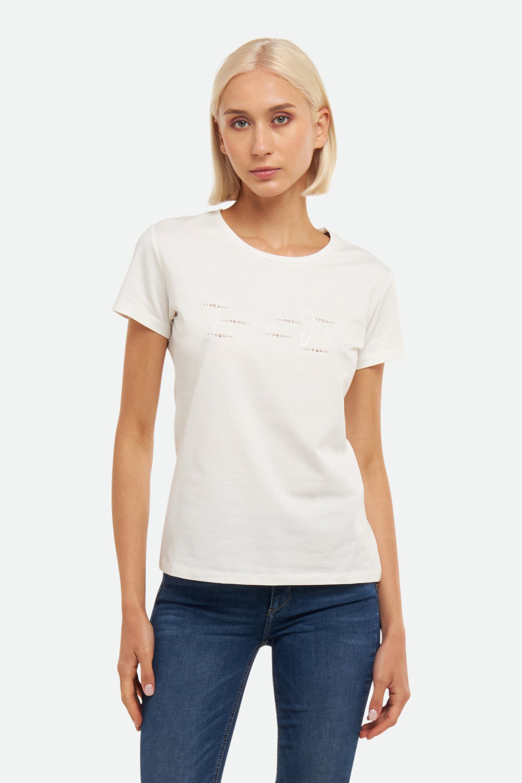 Liu Jo Weißes T-Shirt