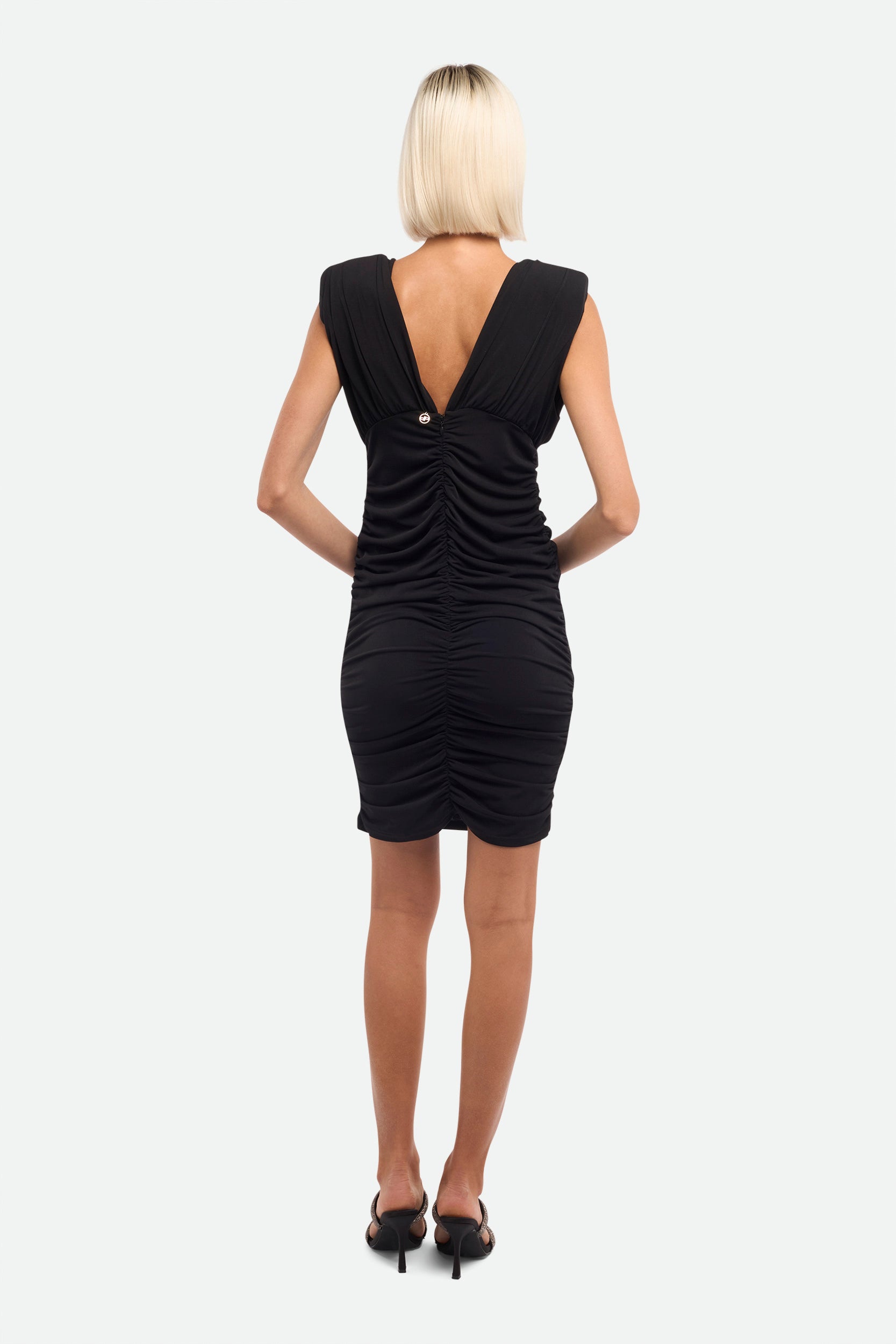 Pinko Schwarz Kleid