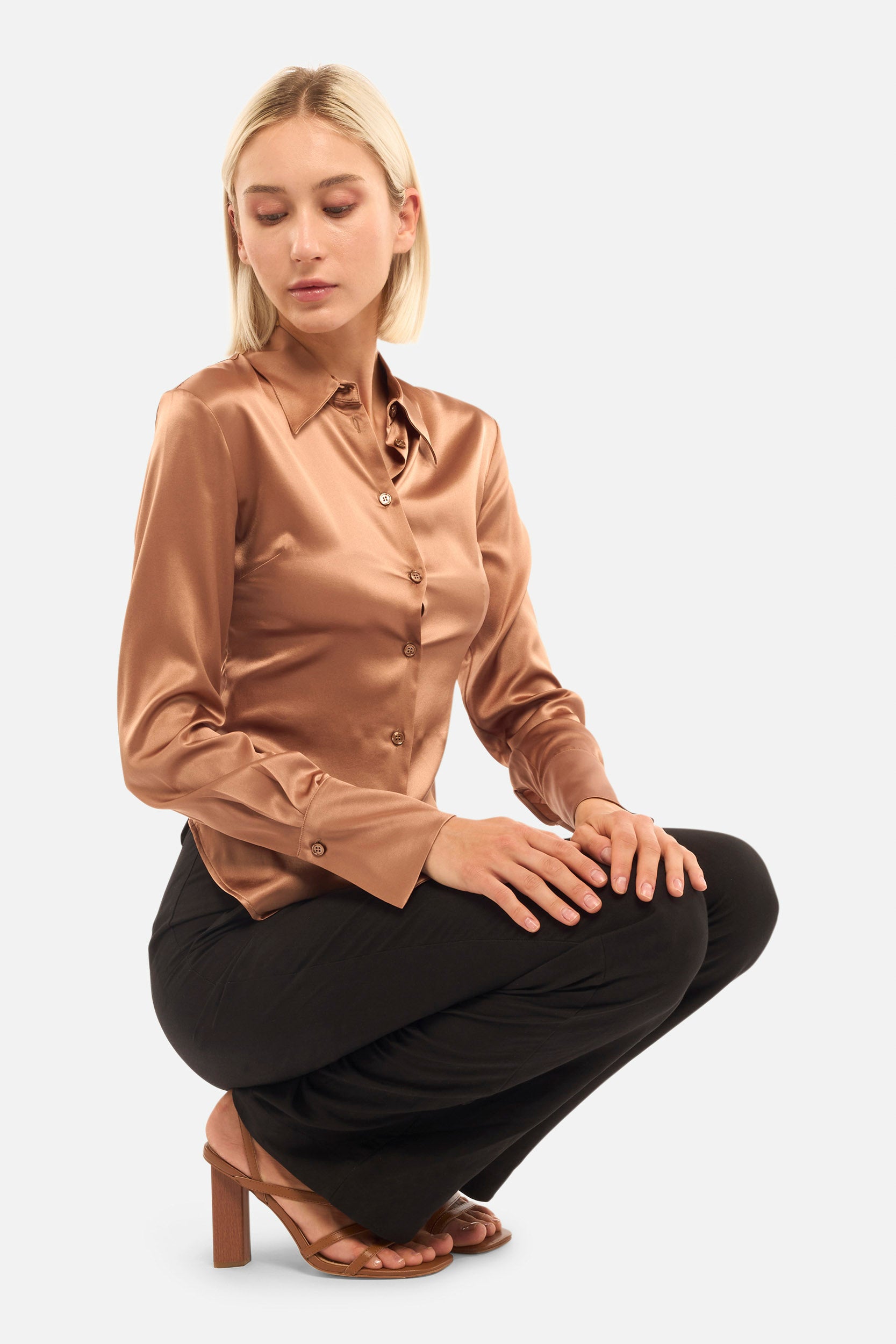 Pinko Braun Hemd