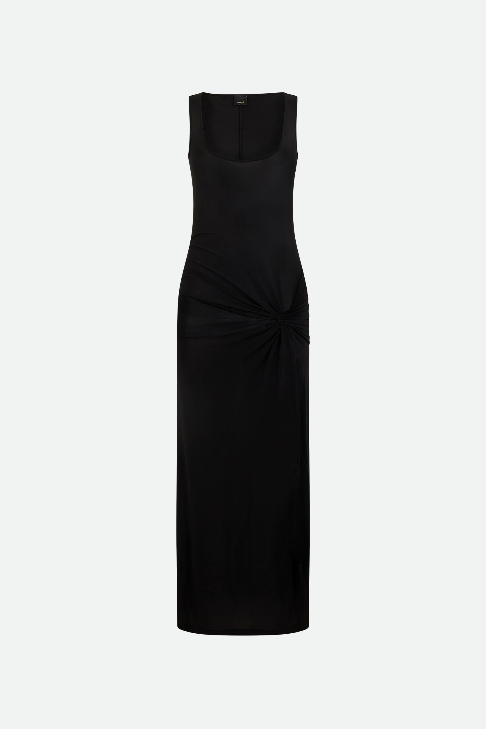 Pinko Langes schwarzes Kleid