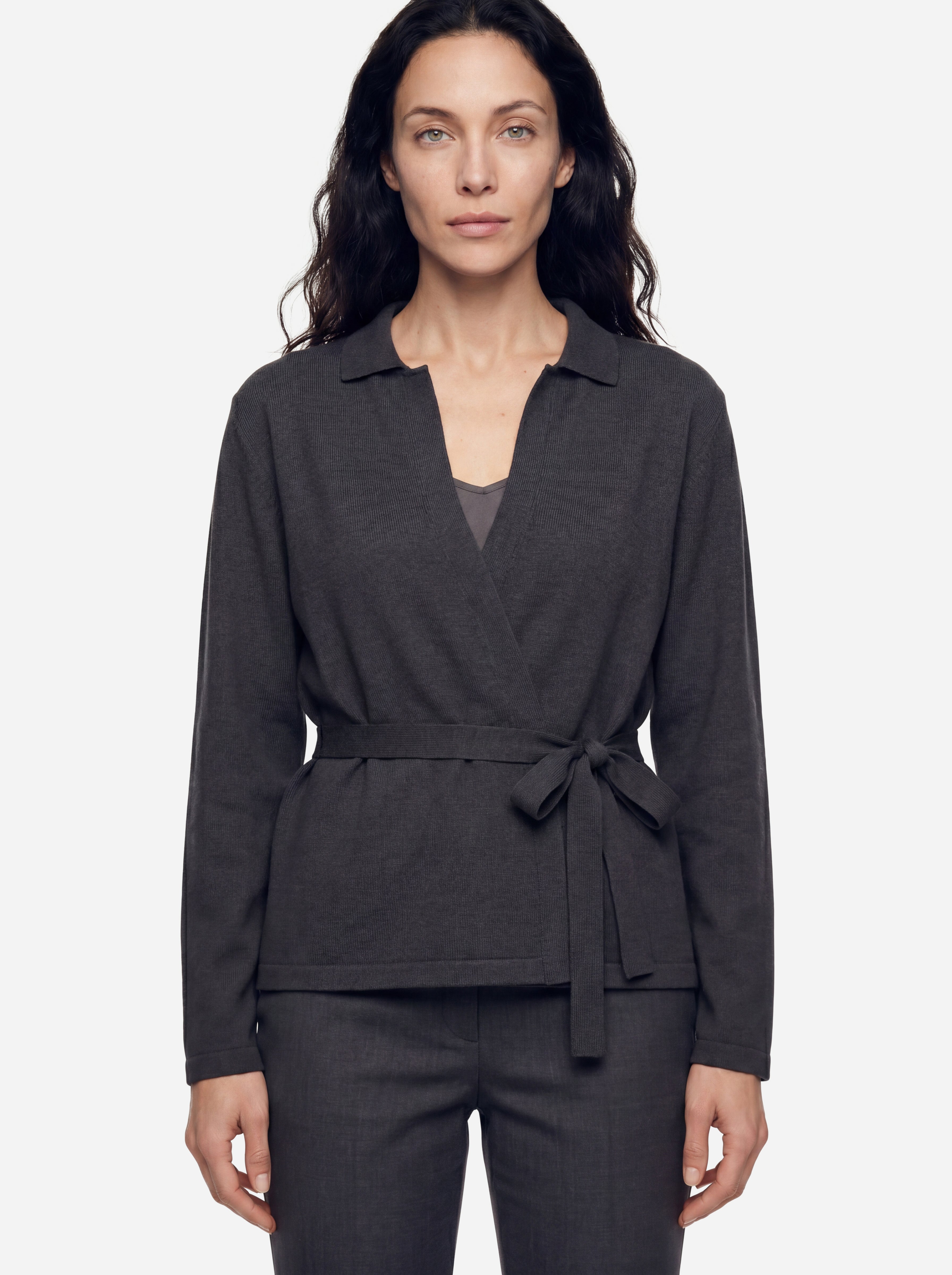 Fabiana Filippi Cardigan Nero Incrociato