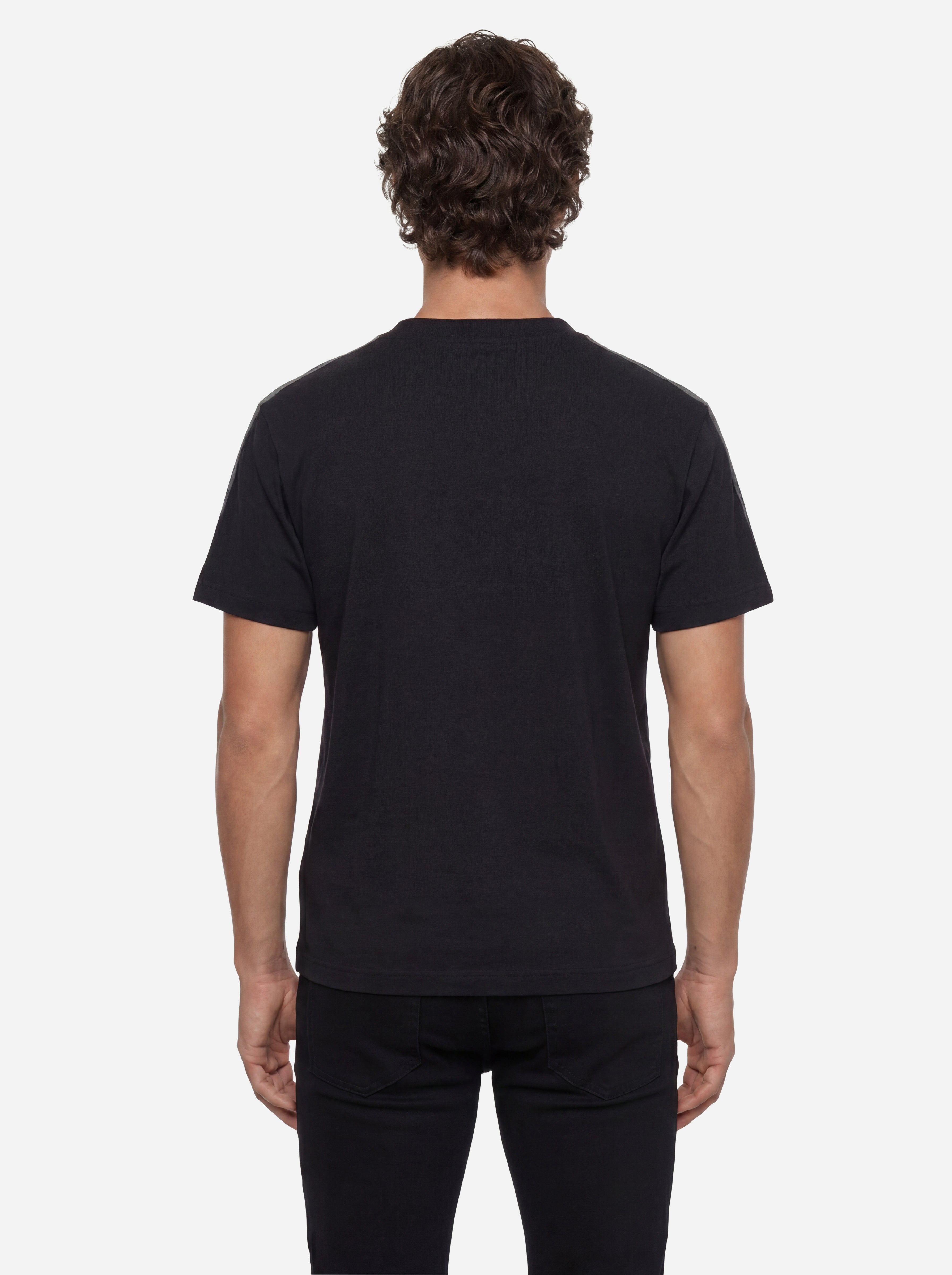 Calvin Klein Jeans Tshirt Nera in Cotone