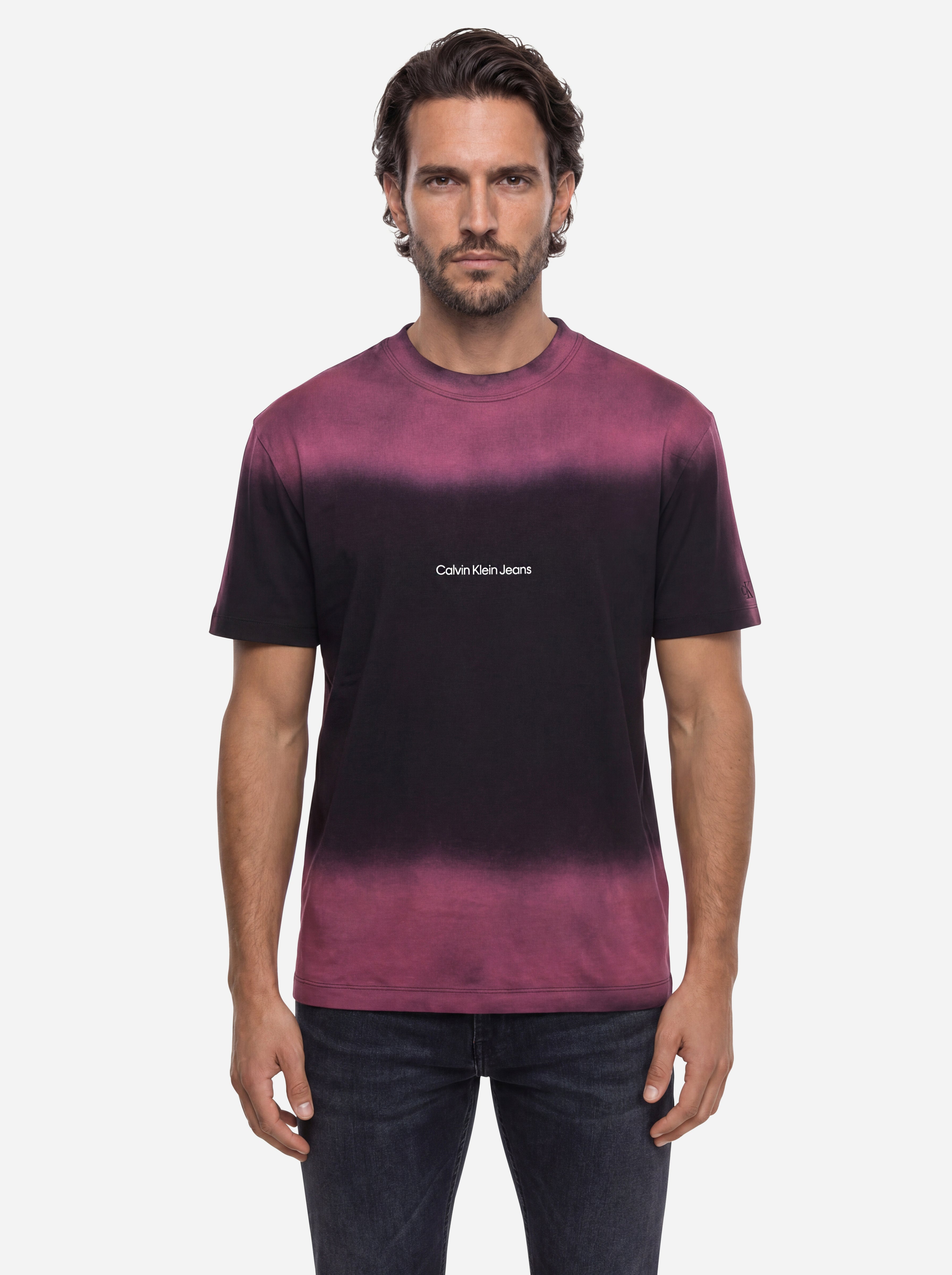 Calvin Klein Jeans Tshirt Tie Dye con Logo