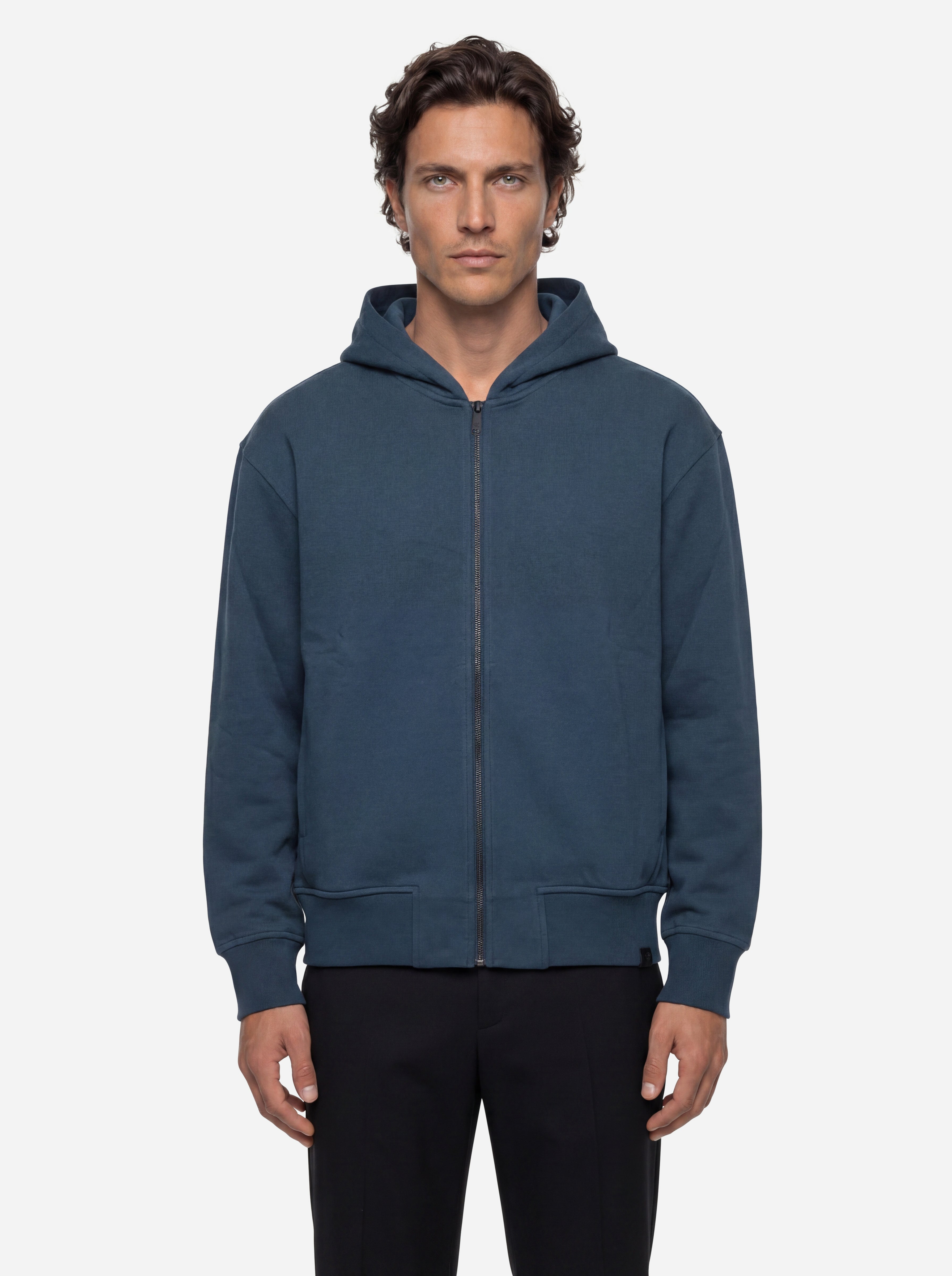 Calvin Klein Jeans Felpa con Zip con Logo