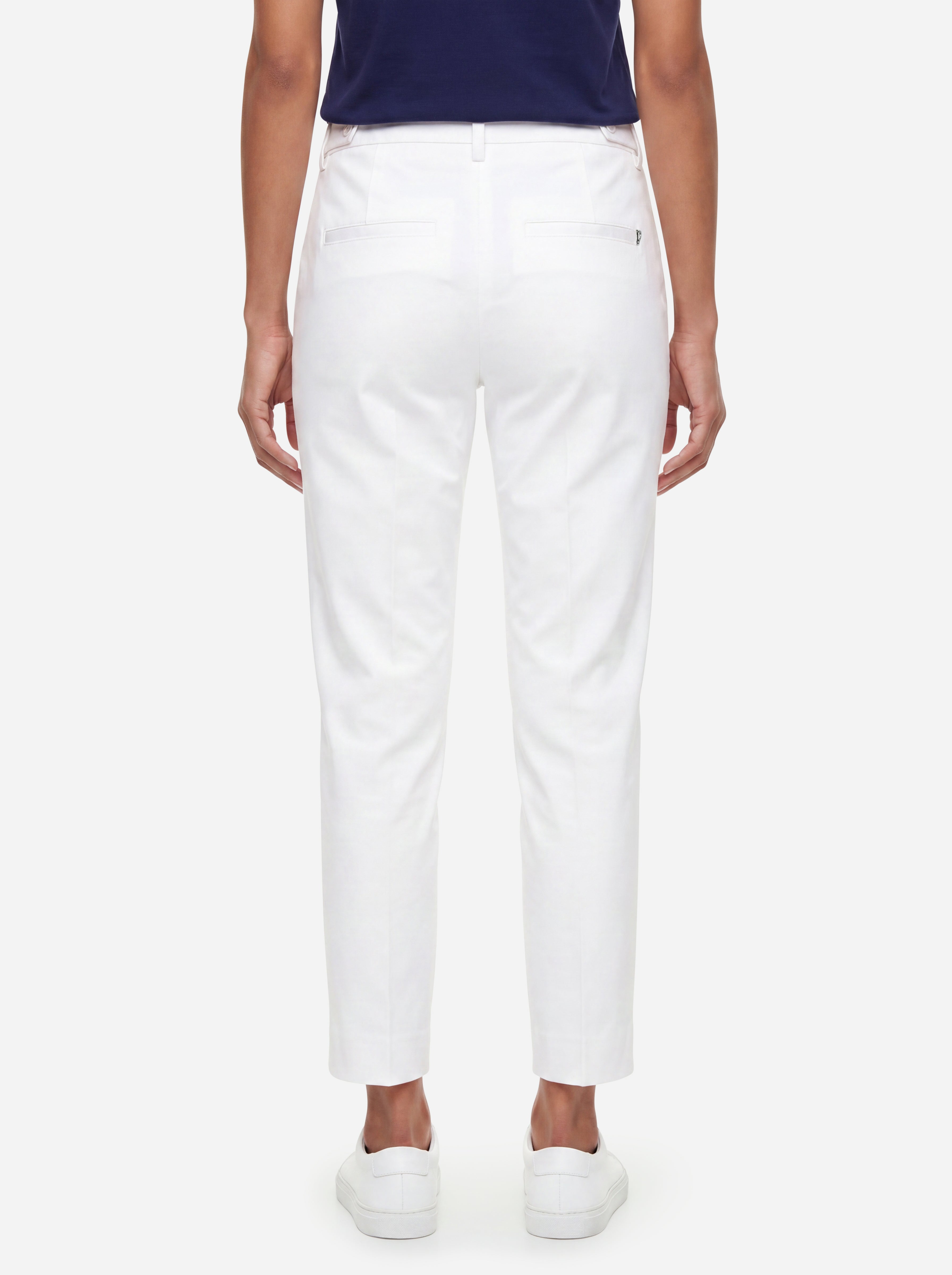 Dondup Pantalone Ariel Bianco
