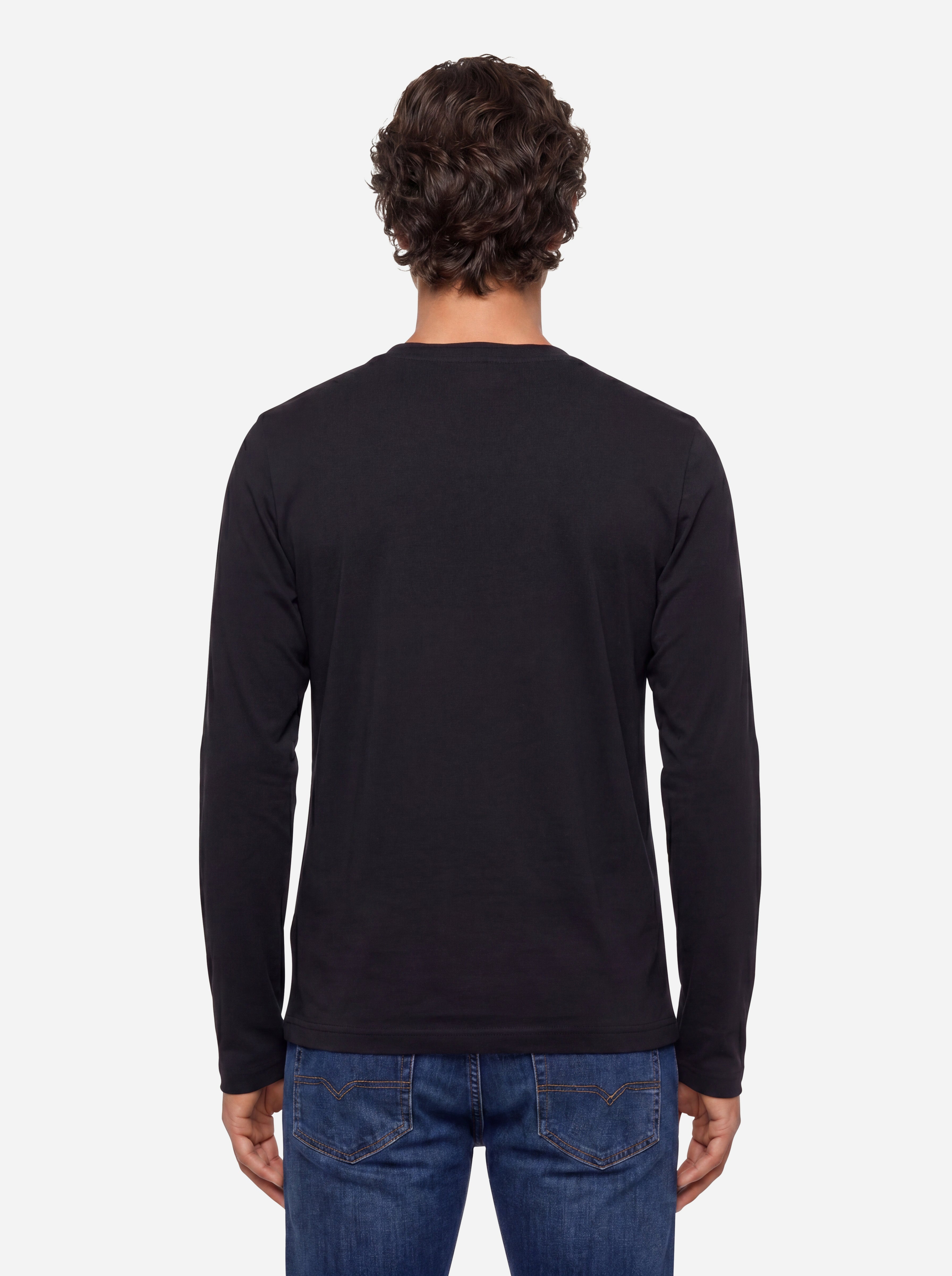 Diesel Tshirt Manica Lunga con Stampa