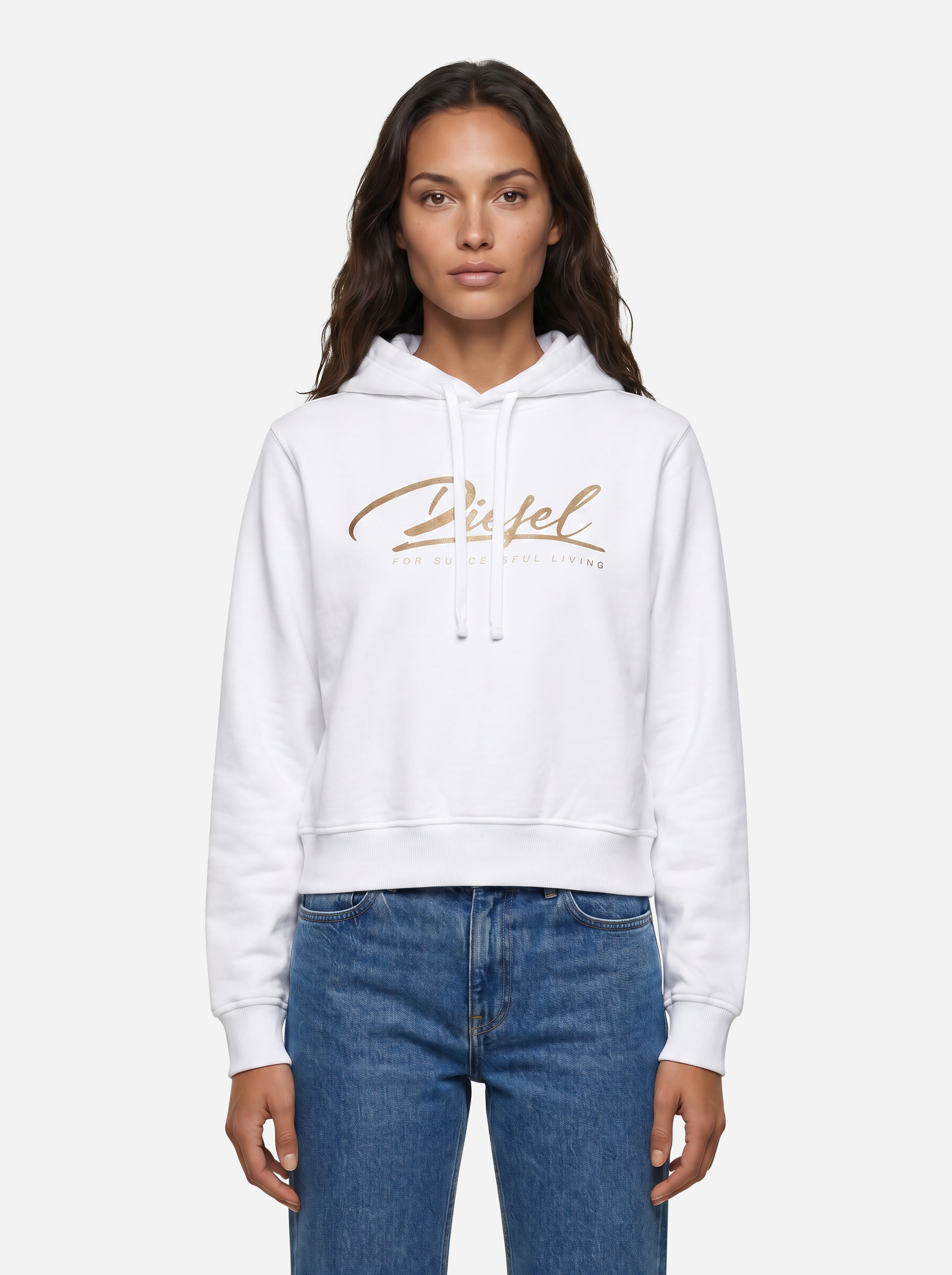 Diesel Felpa con Cappuccio con Logo