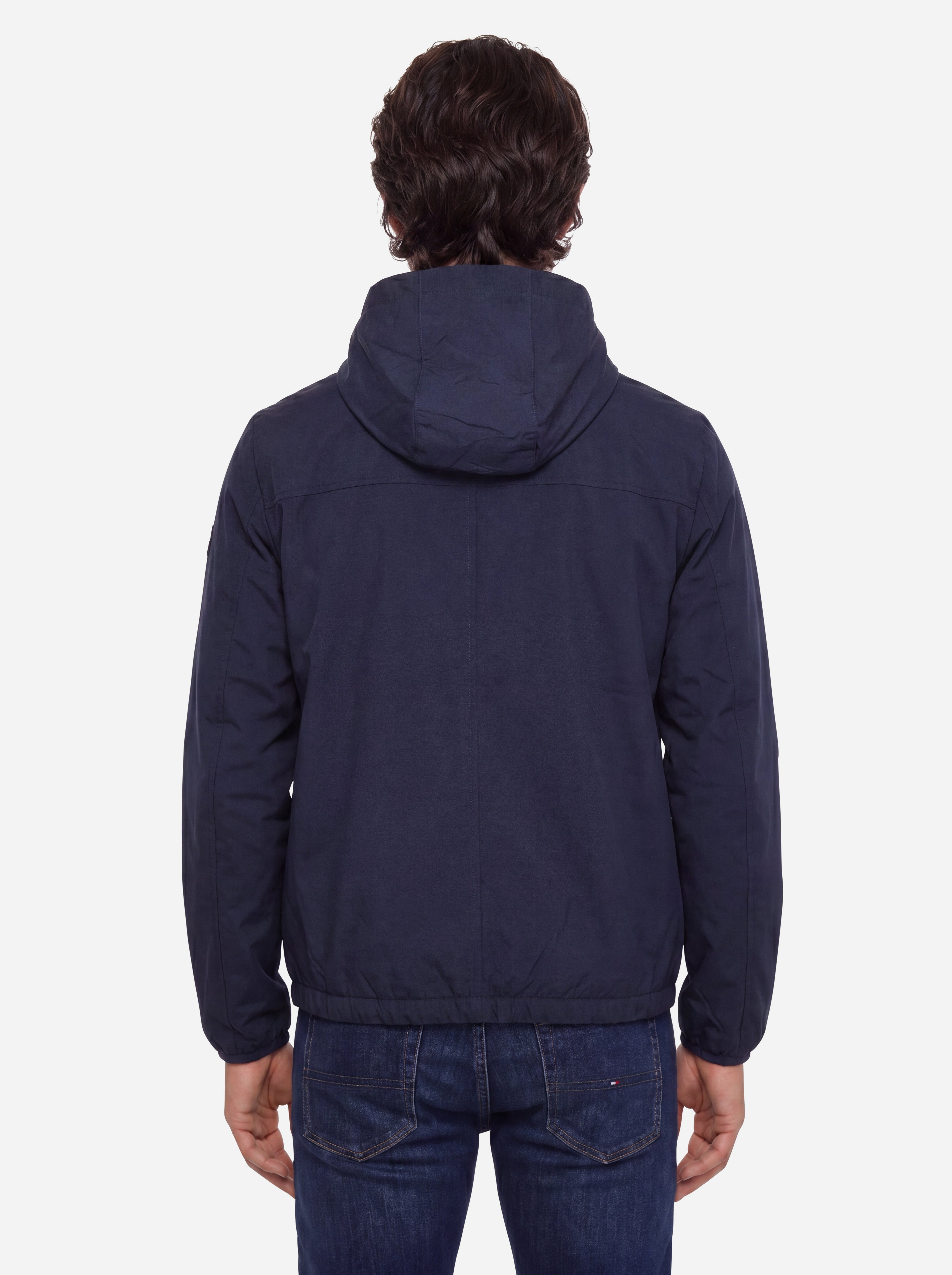 Tommy Hilfiger Felpa con Zip con Logo Blu