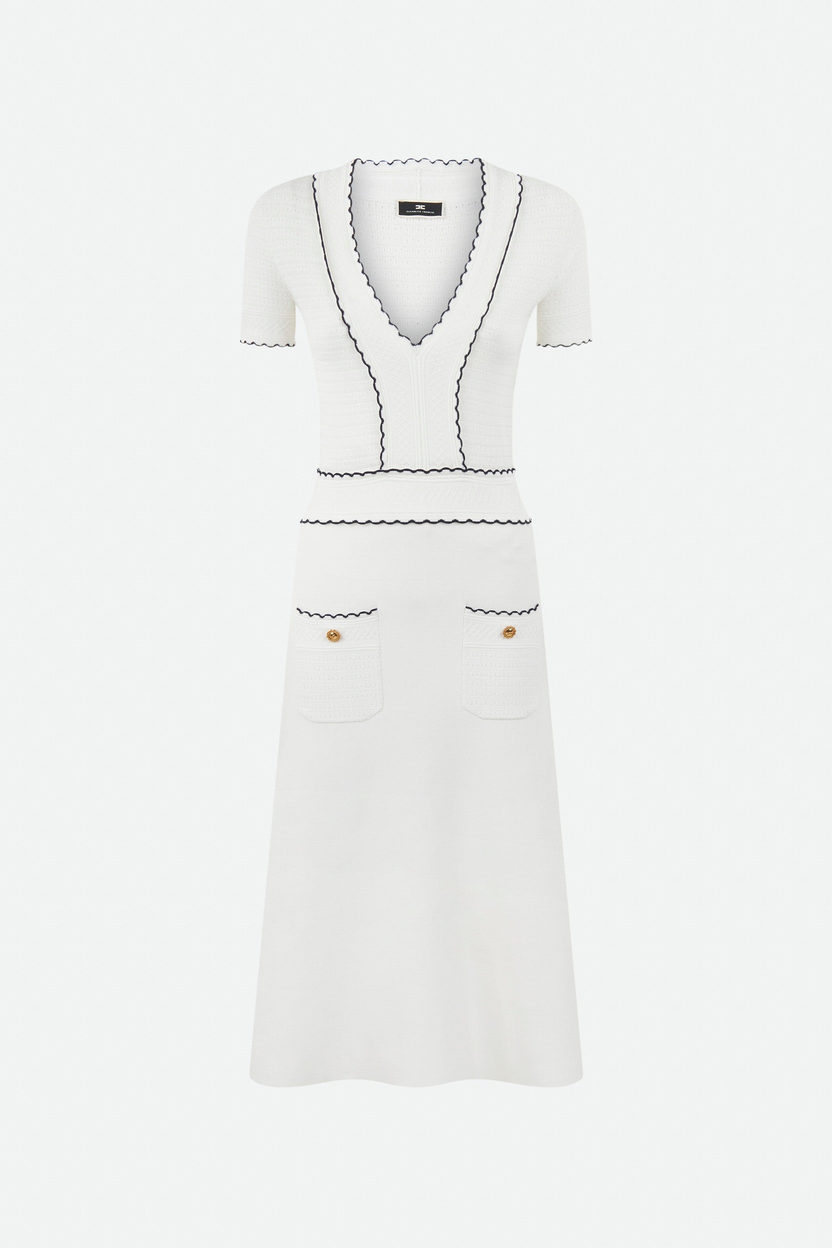 Weißes Kleid von Elisabetta Franchi
