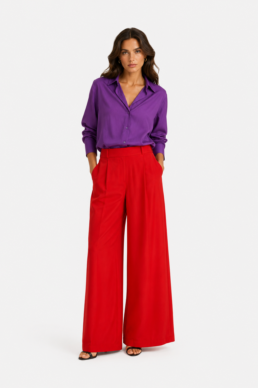 Twinset Palazzo-Hose Rote