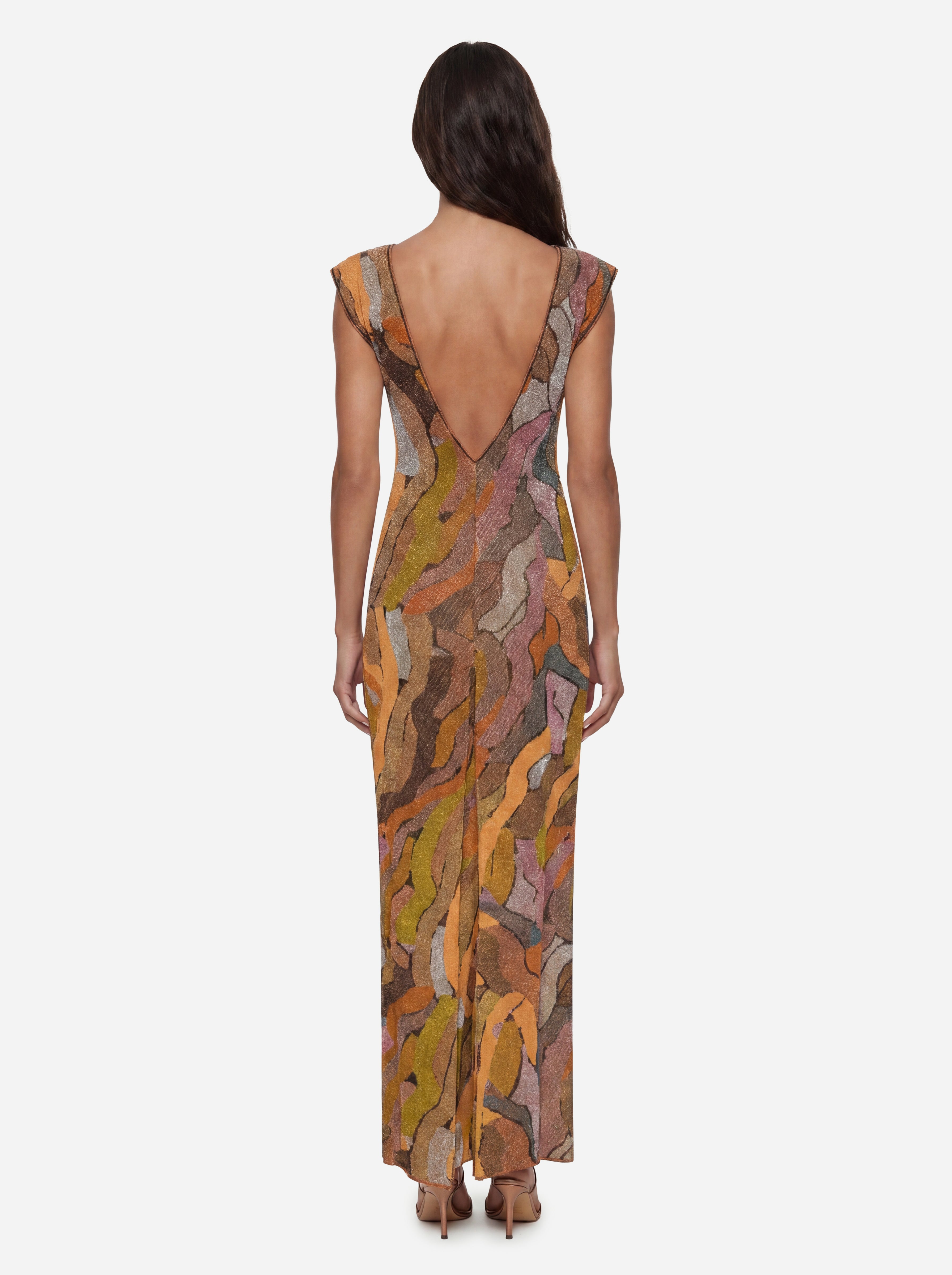 Mehrfarbig gemustertes Kleid von Circus Hotel