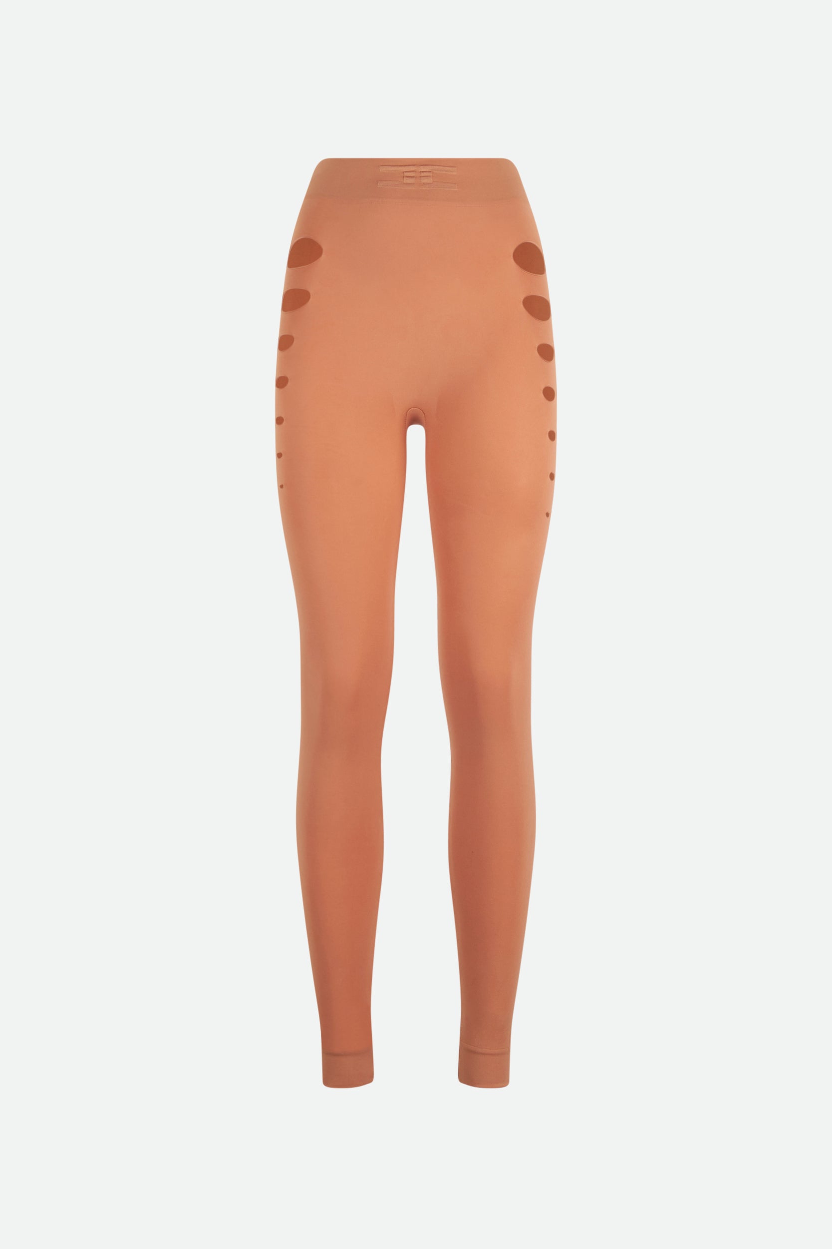 Elisabetta Franchi Roségold-Leggins