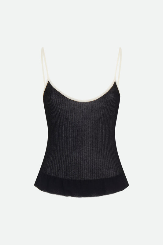 Elisabetta Franchi Schwarzes Top
