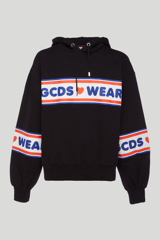 GCDS Sweatshirt mit farbigem Logo