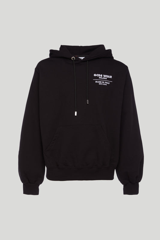 GCDS Kapuzen-Sweatshirt mit Kettenlogo