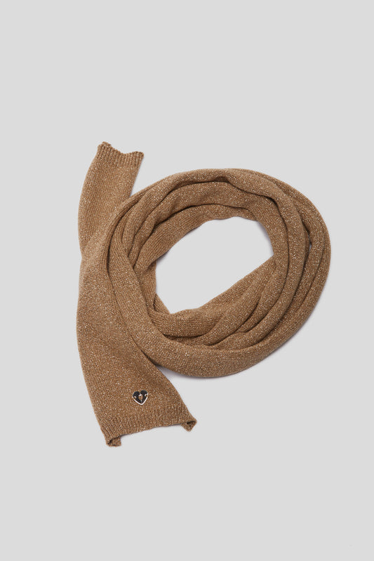 TWINSET Sciarpa Kamel Lurex