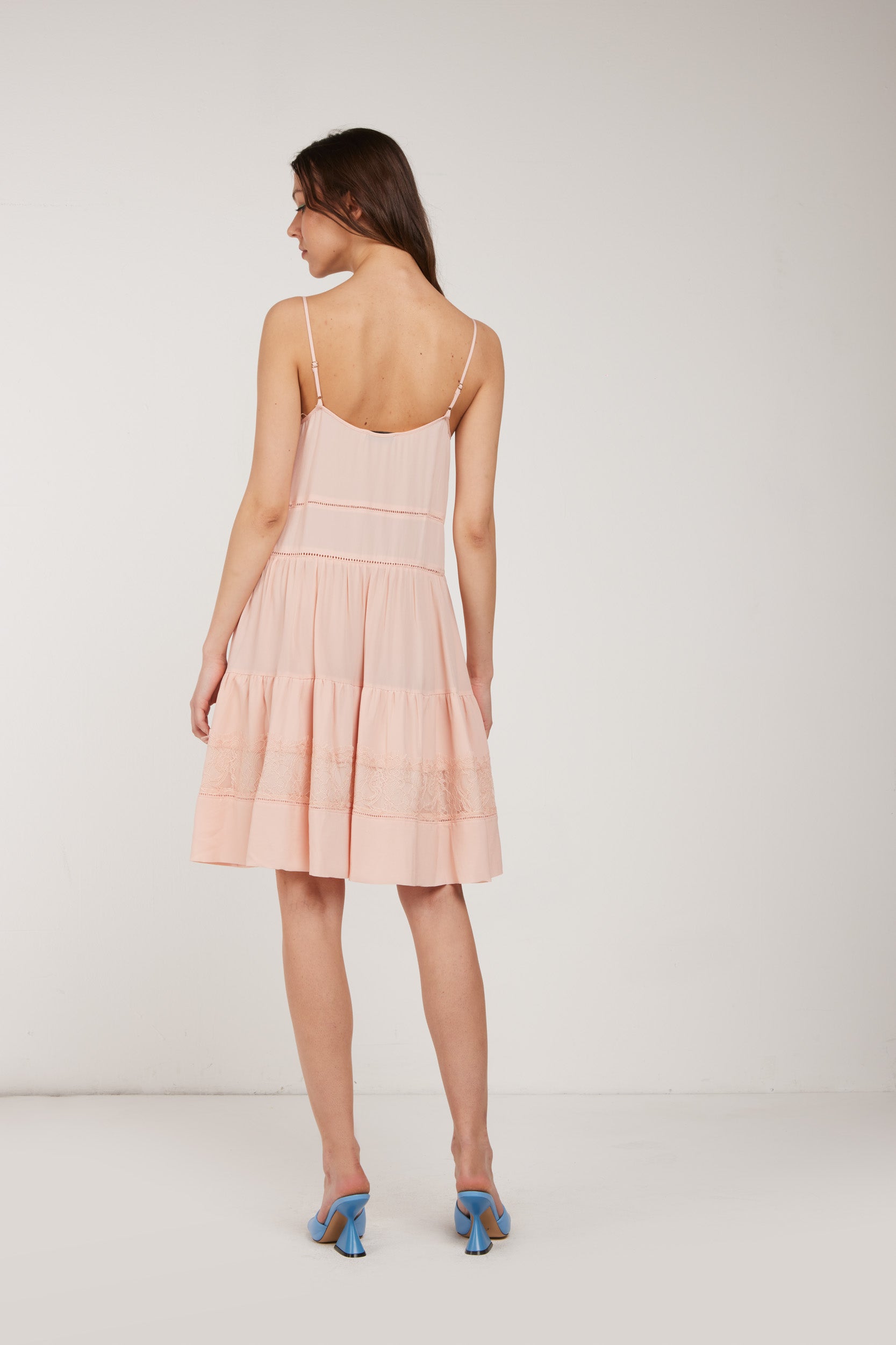 TWINSET Kurzes antikes Rose Kleid