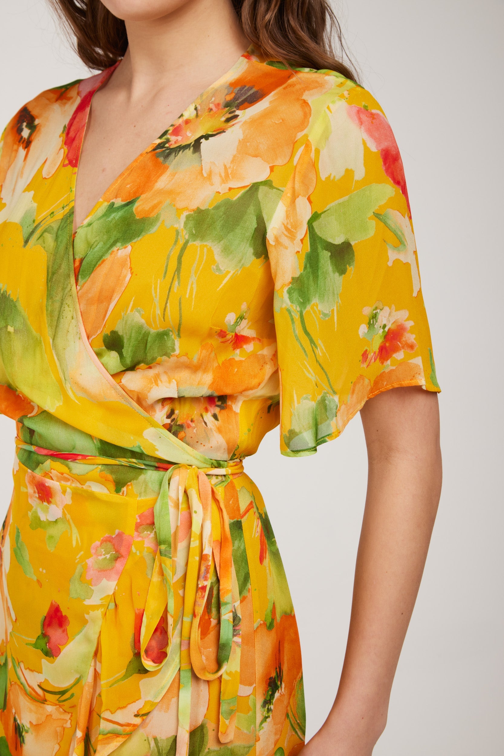 TWINSET Mandarin-Crossover-Kleid