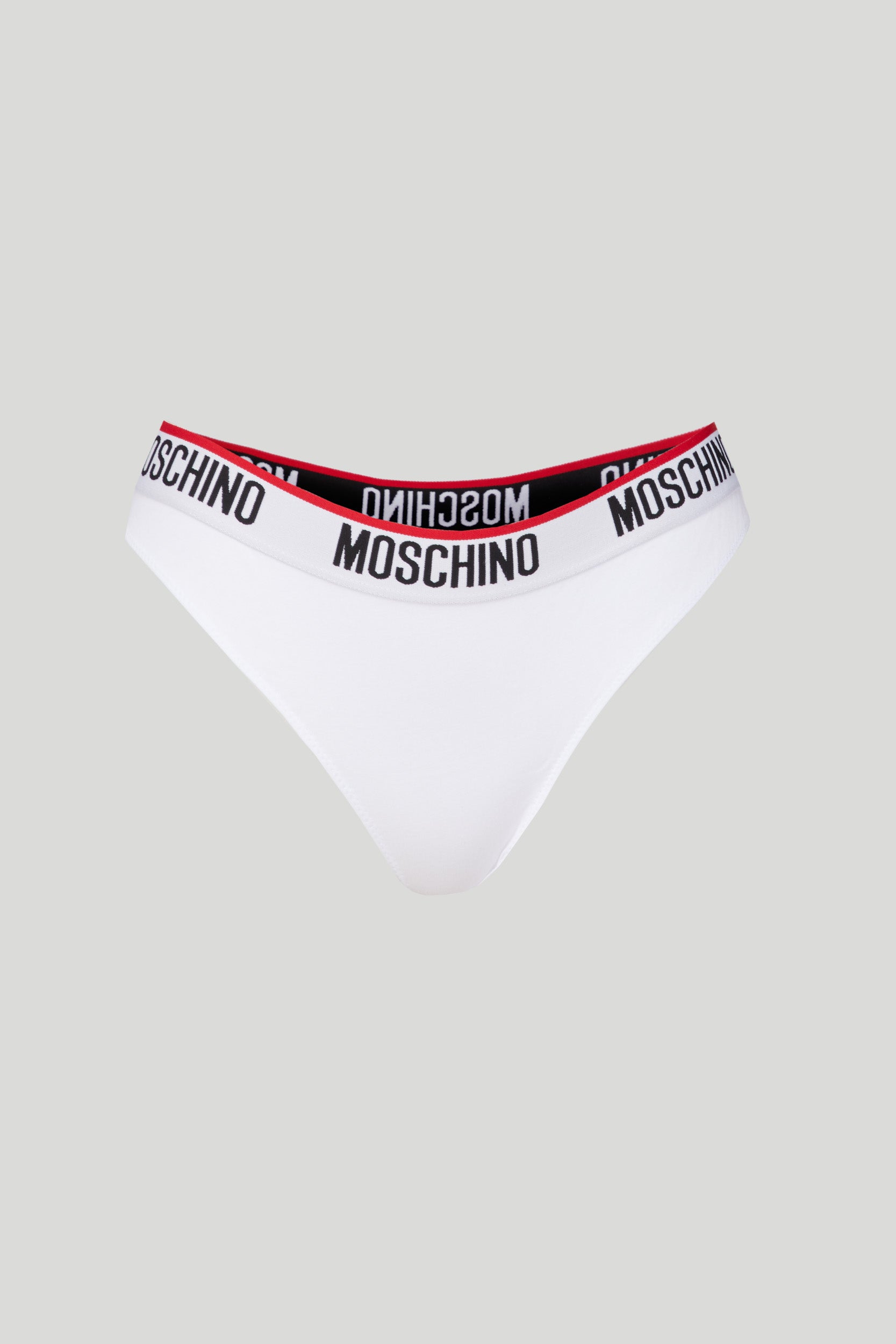 MOSCHINO Weiße Slips mit Logoband