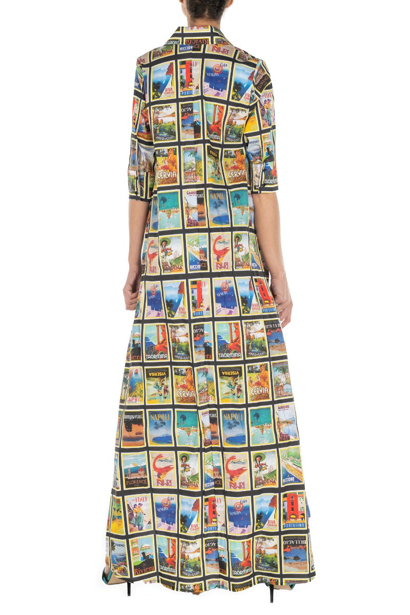 Ultraschickes Kleid mit Dolce Vita-Print